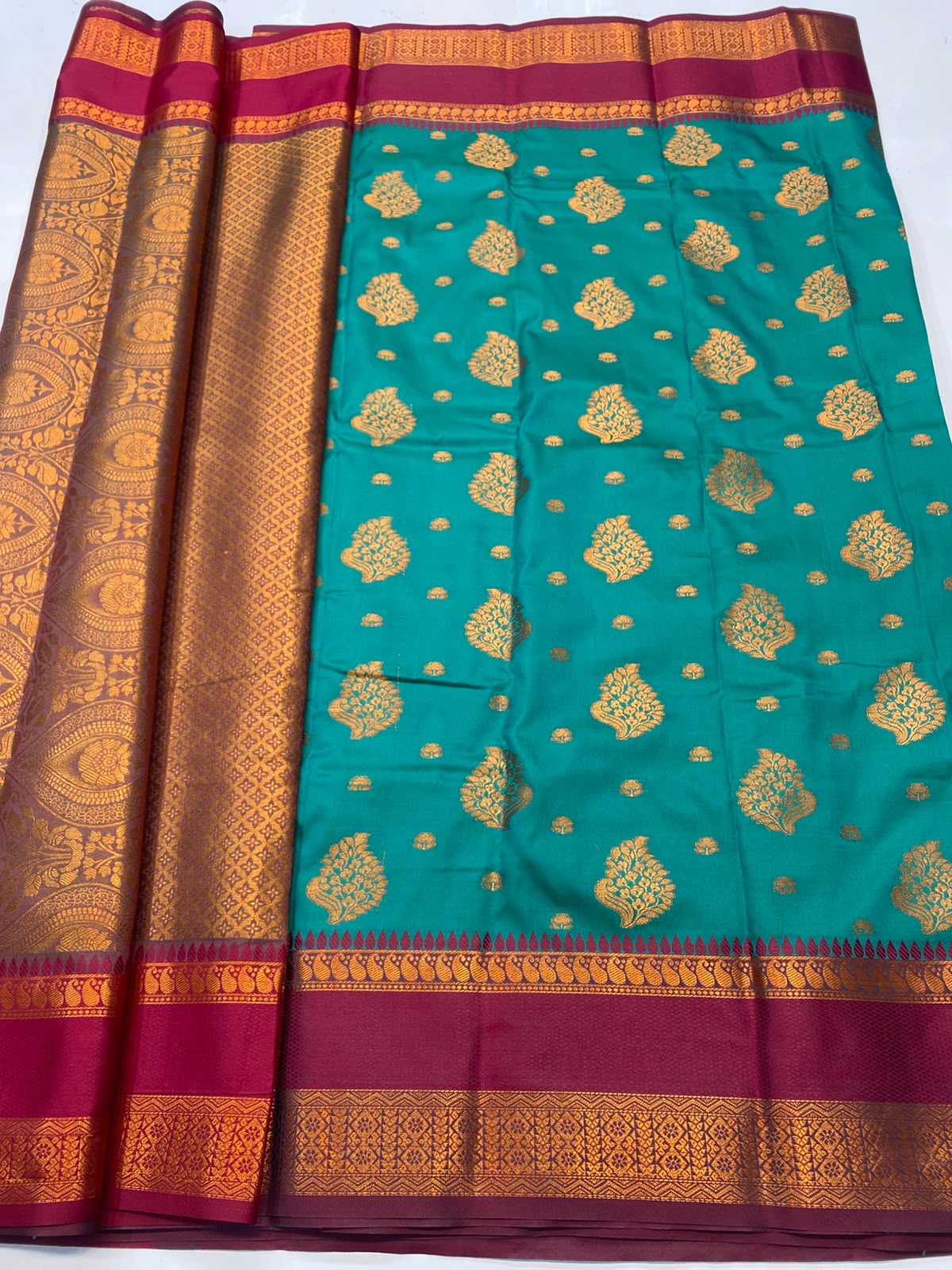 Semi Silk Butta Saree (3795-R5)