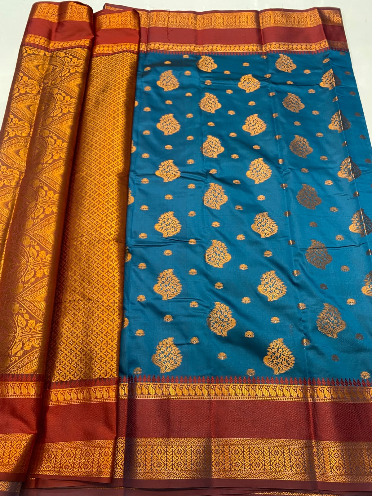 Semi Silk Butta Saree (3795-R5)