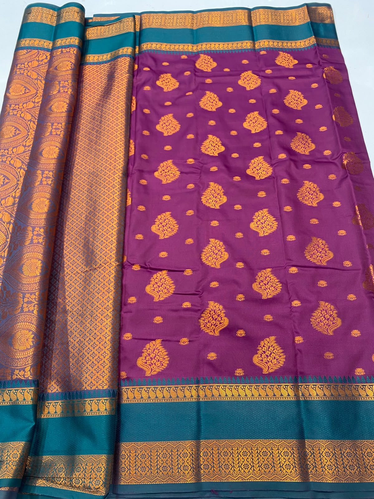 Semi Silk Butta Saree (3795-R5)