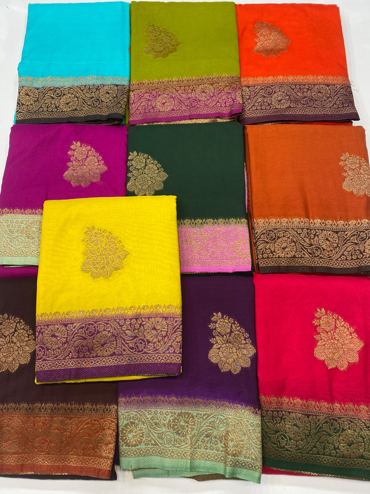 Khaddi Georgette Saree(3783-R22)