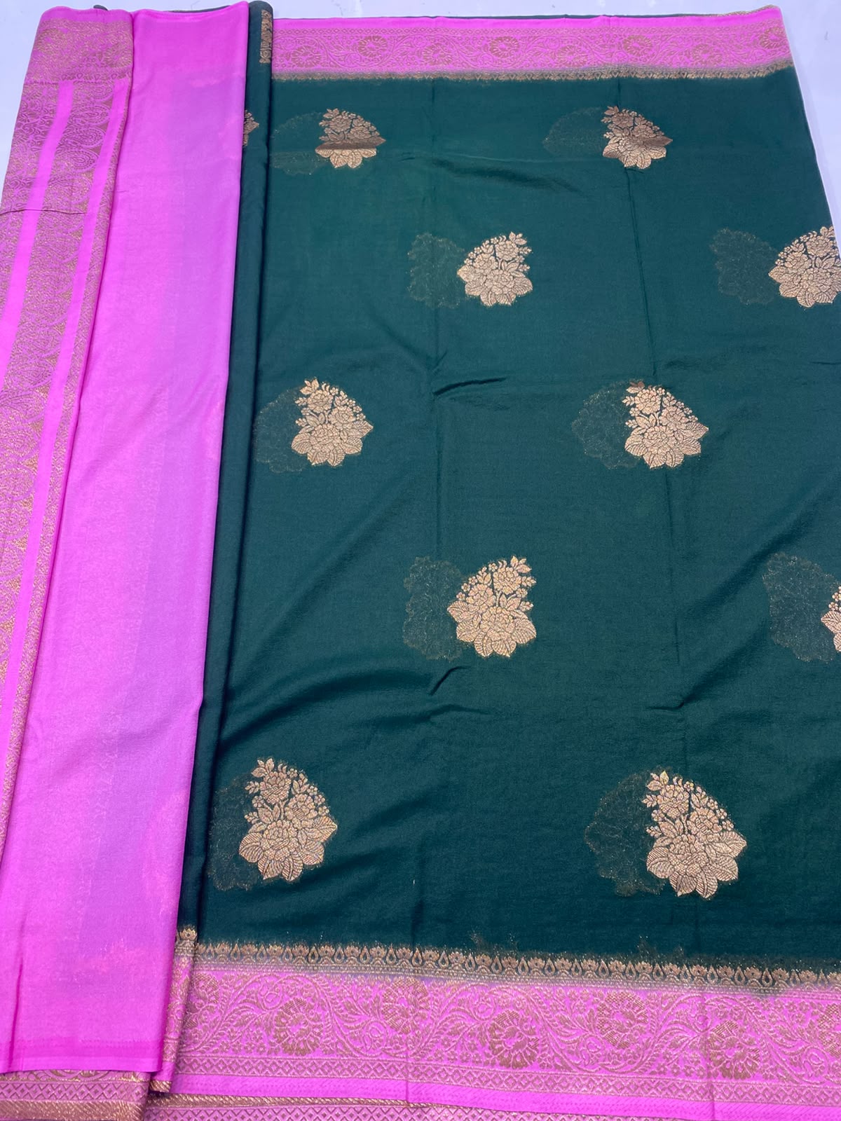 Khaddi Georgette Saree(3783-R22)