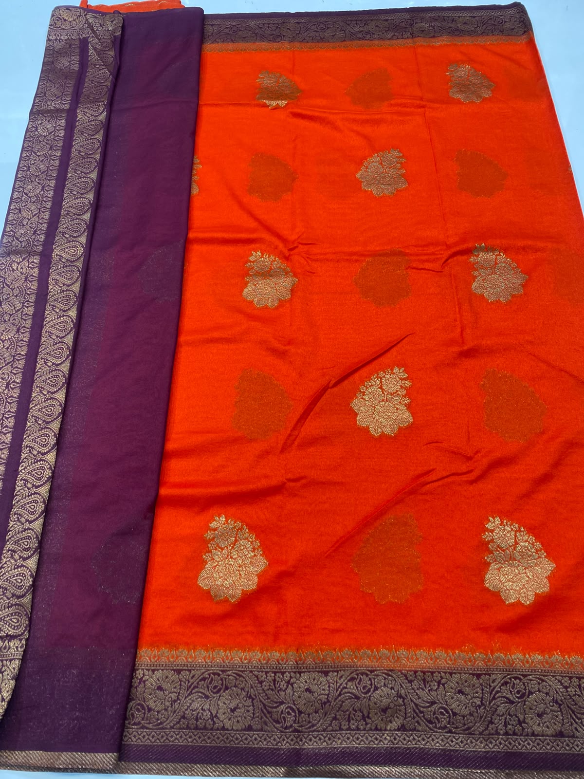 Khaddi Georgette Saree(3783-R22)