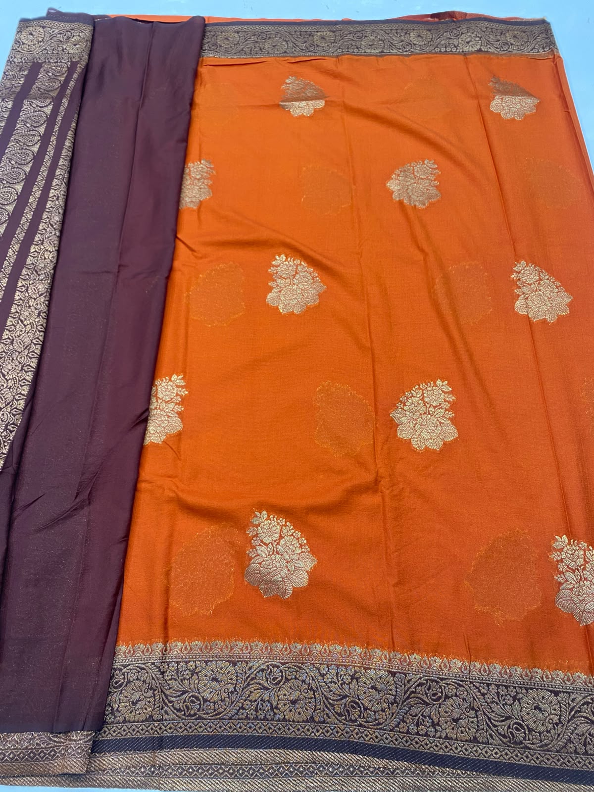 Khaddi Georgette Saree(3783-R22)