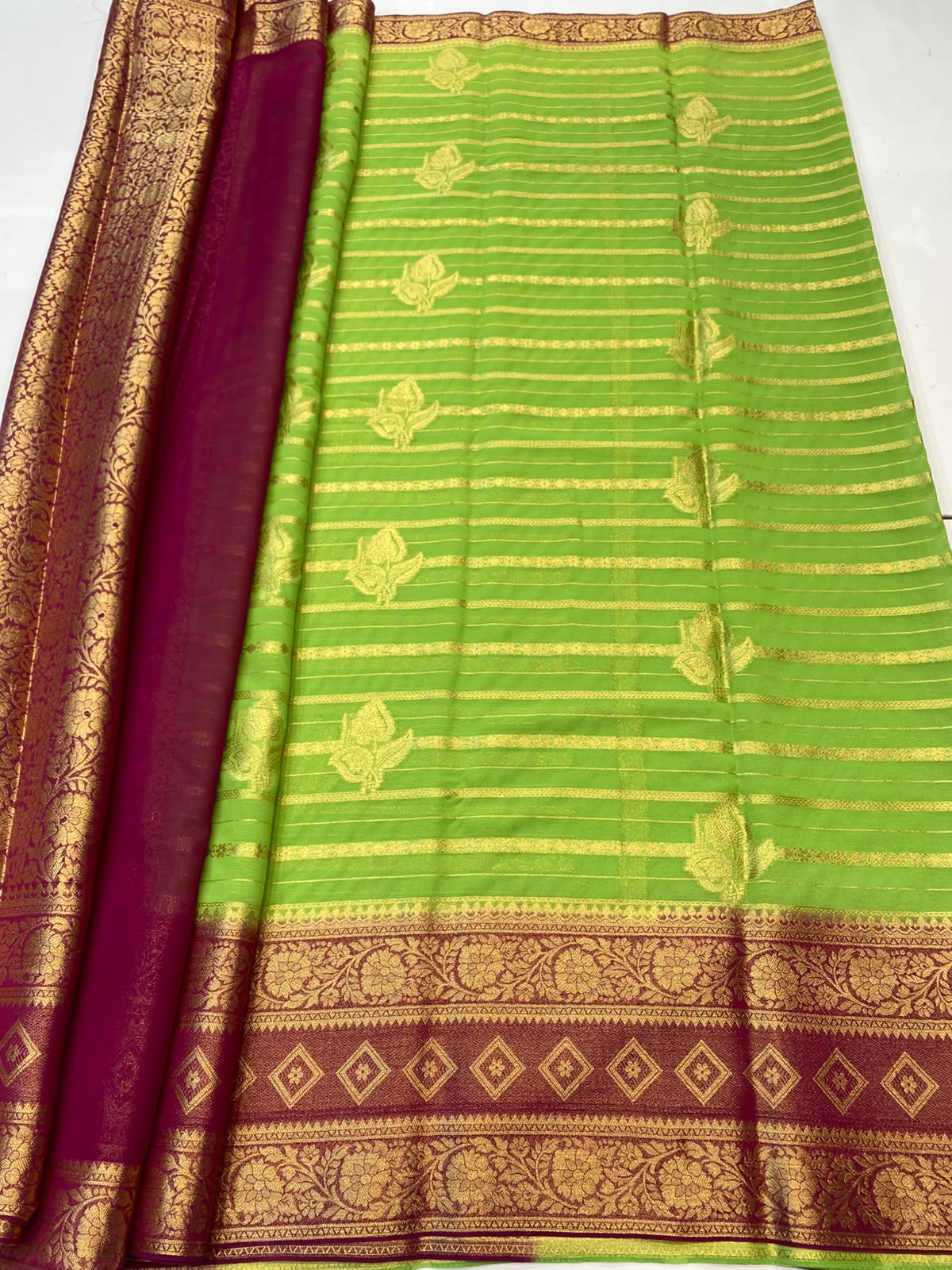 Khaddi Georgette Saree(3793C-R25)