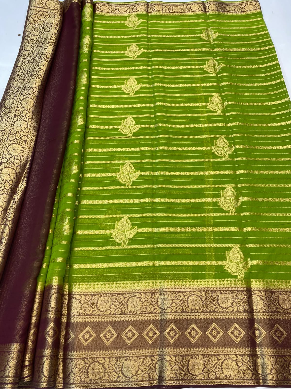 Khaddi Georgette Saree(3793C-R25)