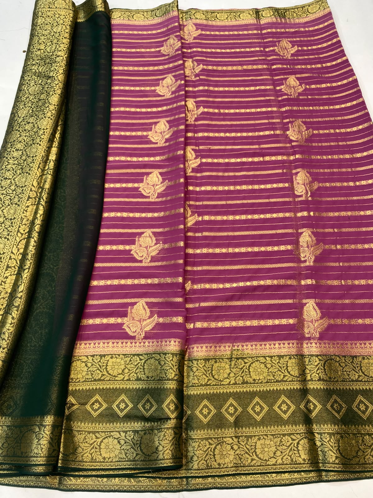 Khaddi Georgette Saree(3793C-R25)