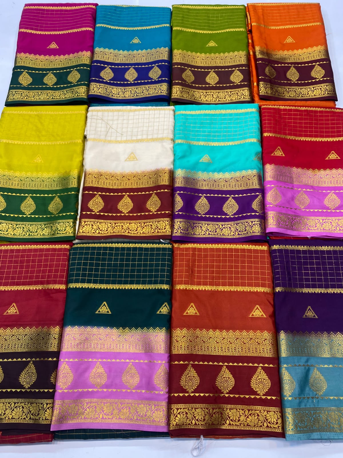 Mysore Chex Butta Saree(3261A-R17)