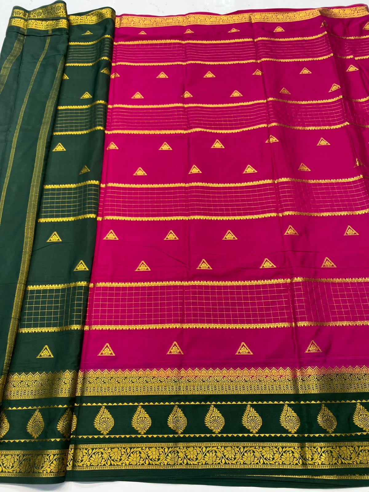 Mysore Chex Butta Saree(3261A-R17)