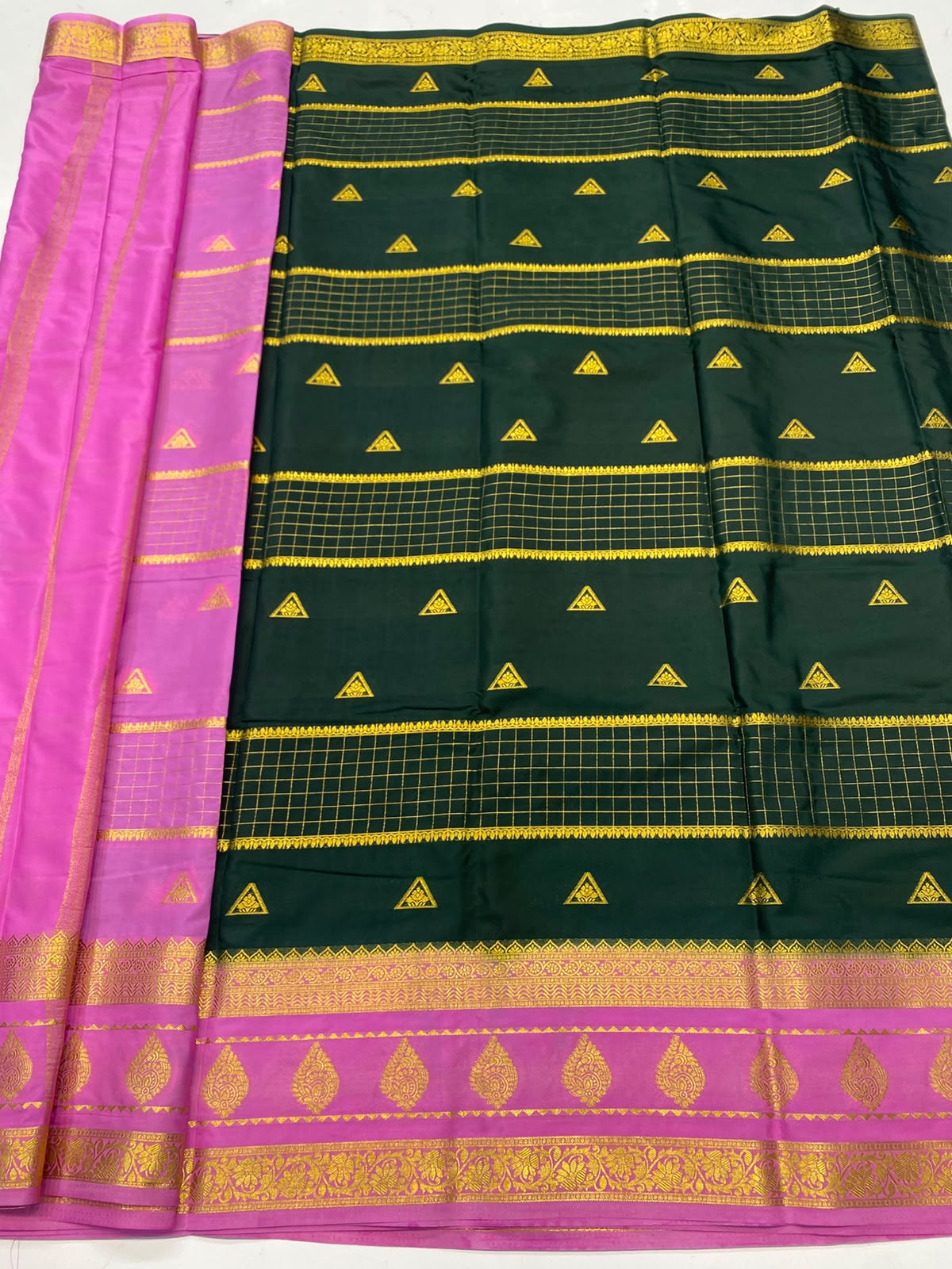 Mysore Chex Butta Saree(3261A-R17)