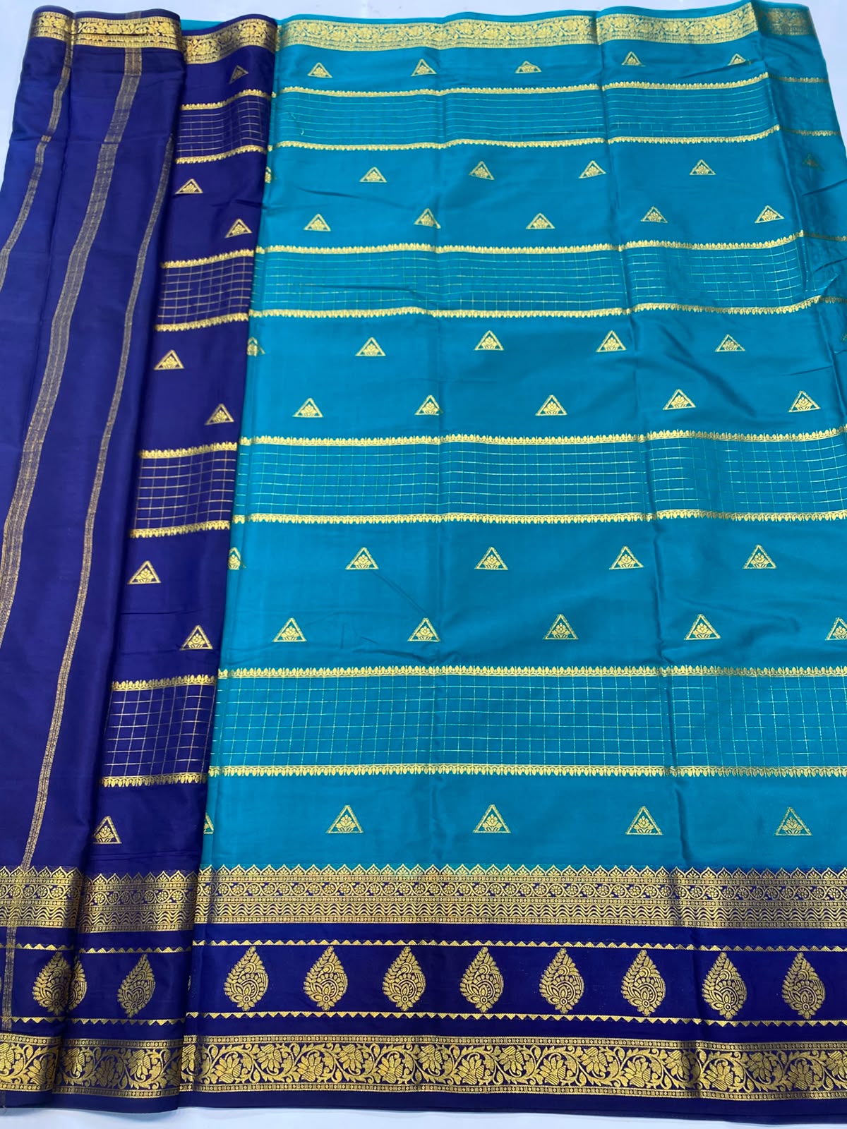 Mysore Chex Butta Saree(3261A-R17)
