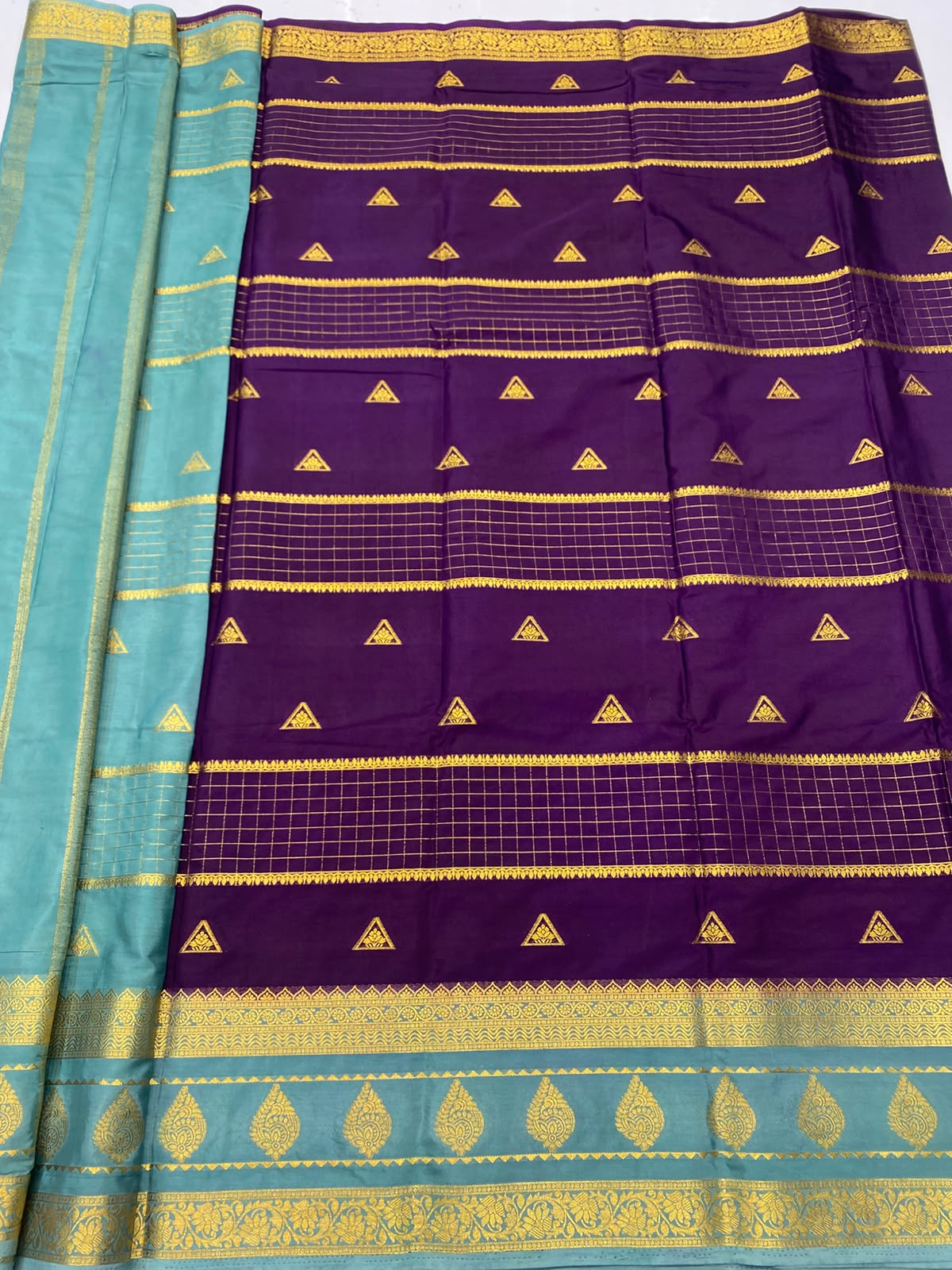 Mysore Chex Butta Saree(3261A-R17)