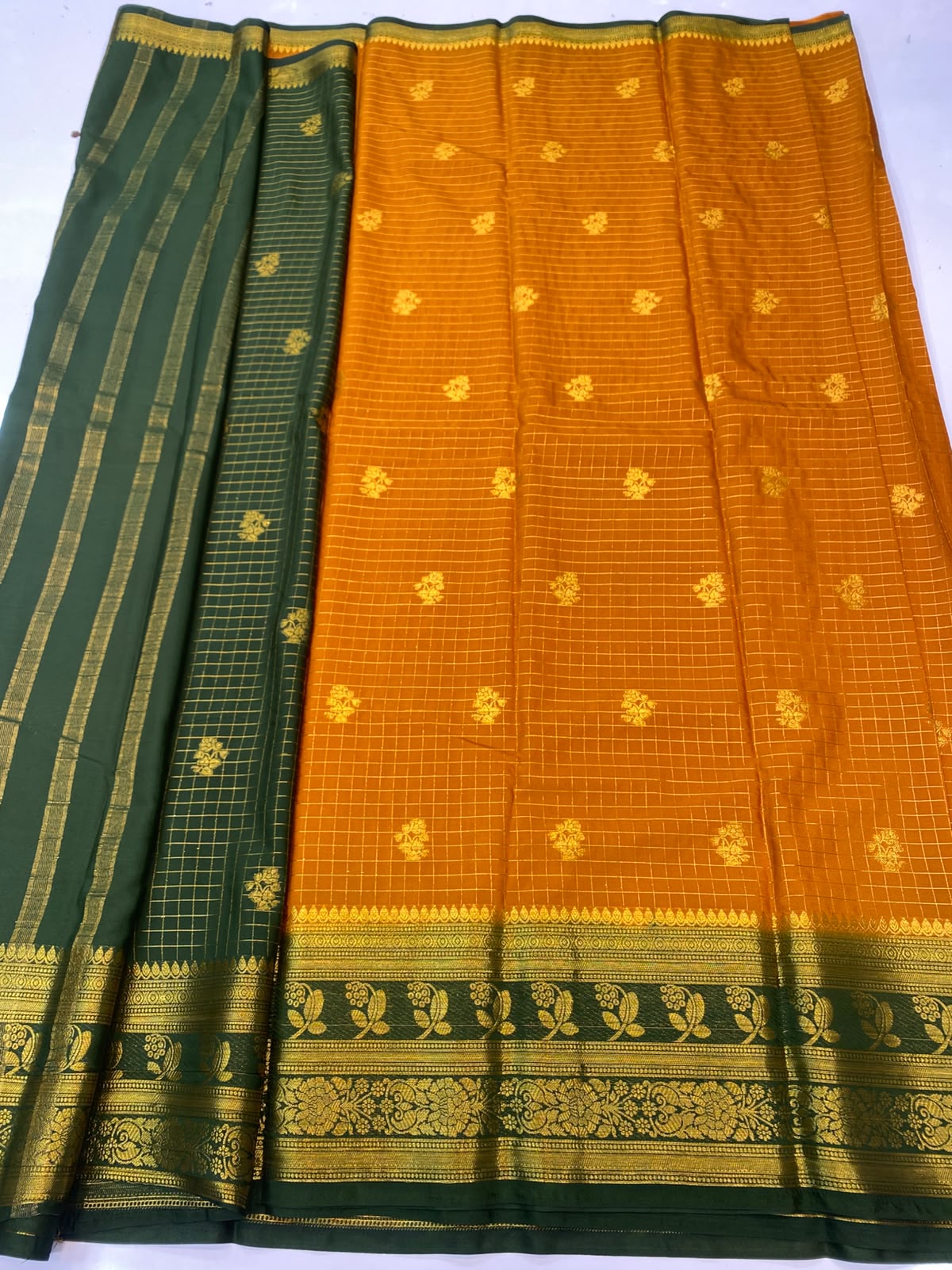 Mysore Chex Butta Saree(3261B-R13)