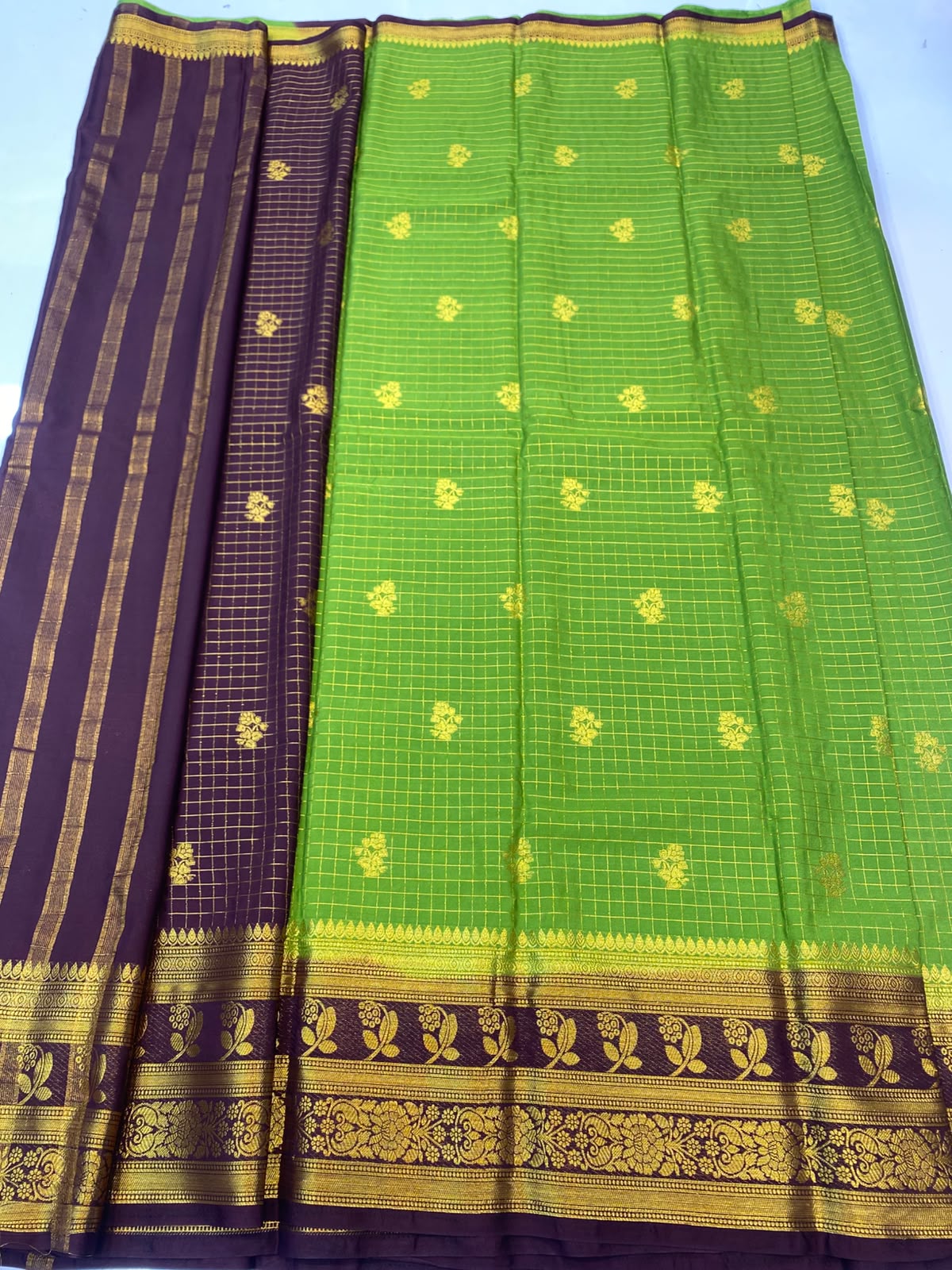 Mysore Chex Butta Saree(3261B-R13)
