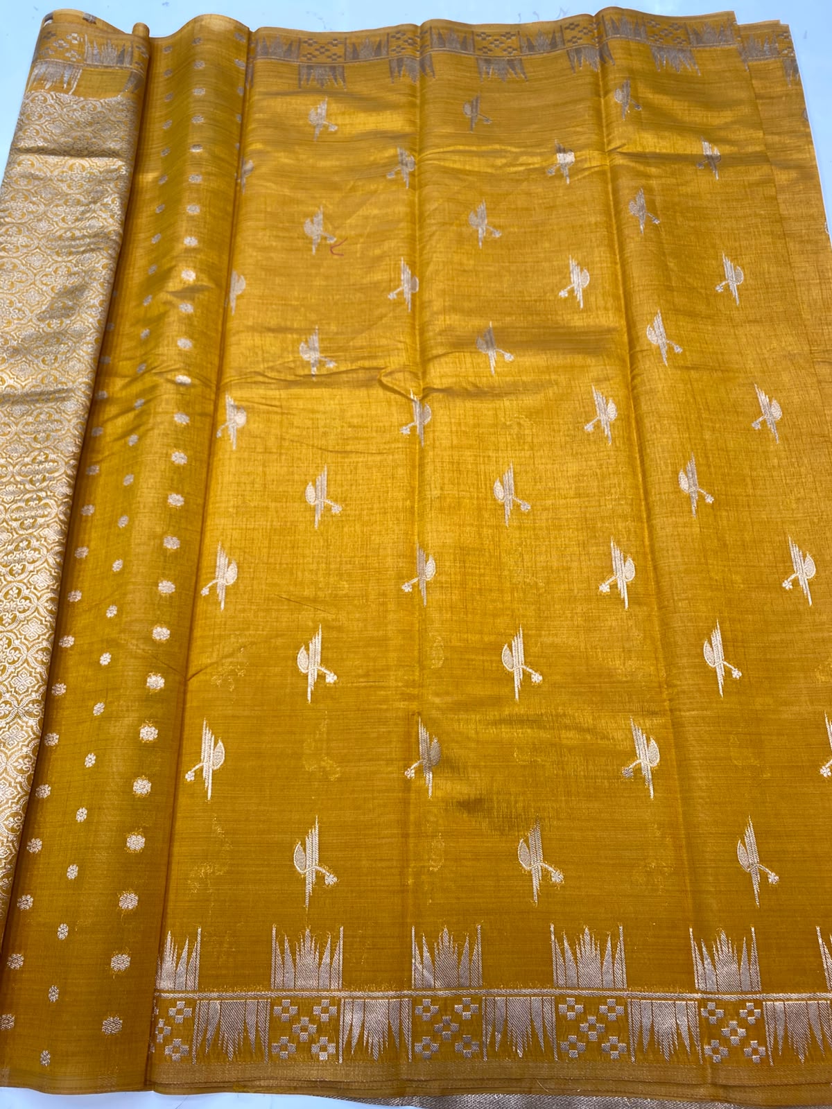 Semi Silk Butta Saree(3792-R7)