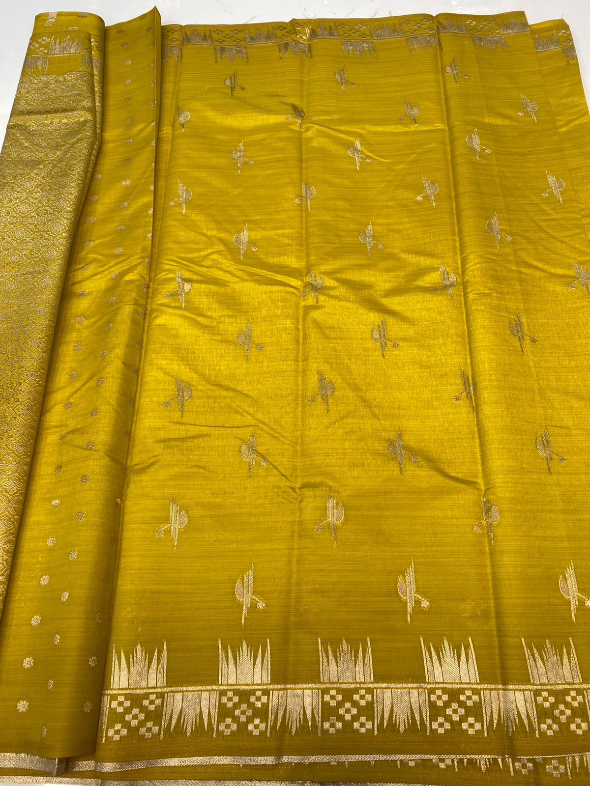 Semi Silk Butta Saree(3792-R7)
