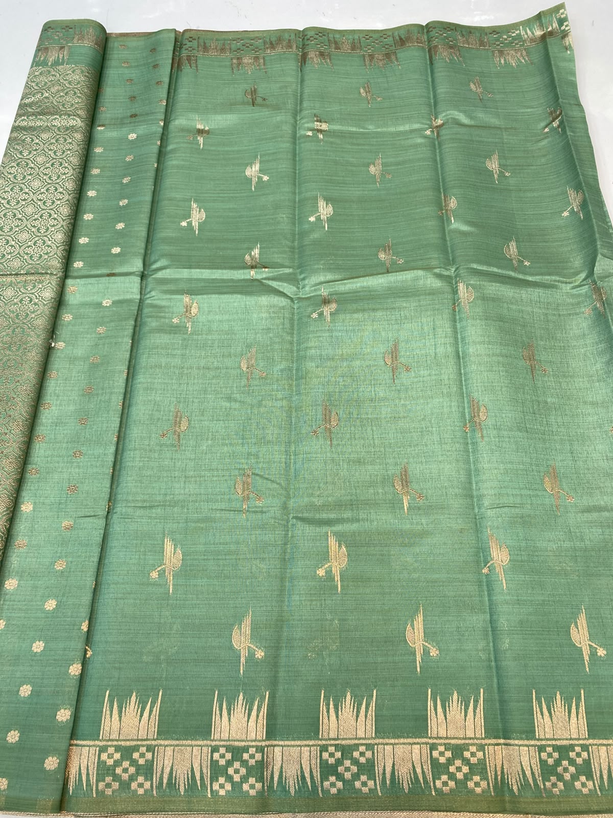 Semi Silk Butta Saree(3792-R7)