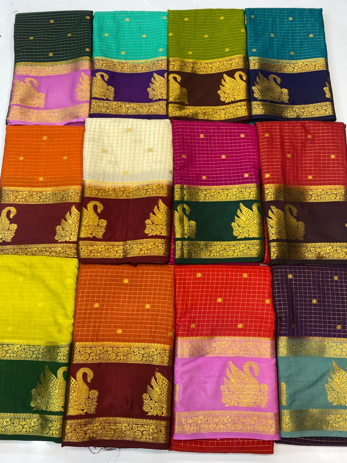 Mysore Chex Butta Saree(3261C-R23)