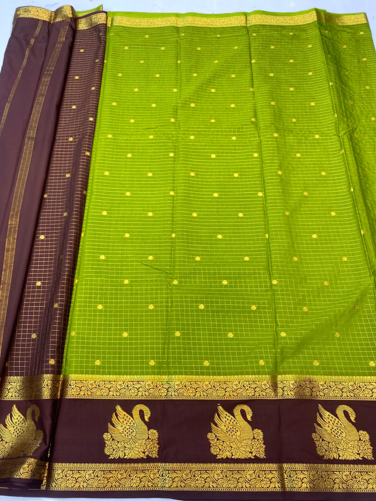 Mysore Chex Butta Saree(3261C-R23)