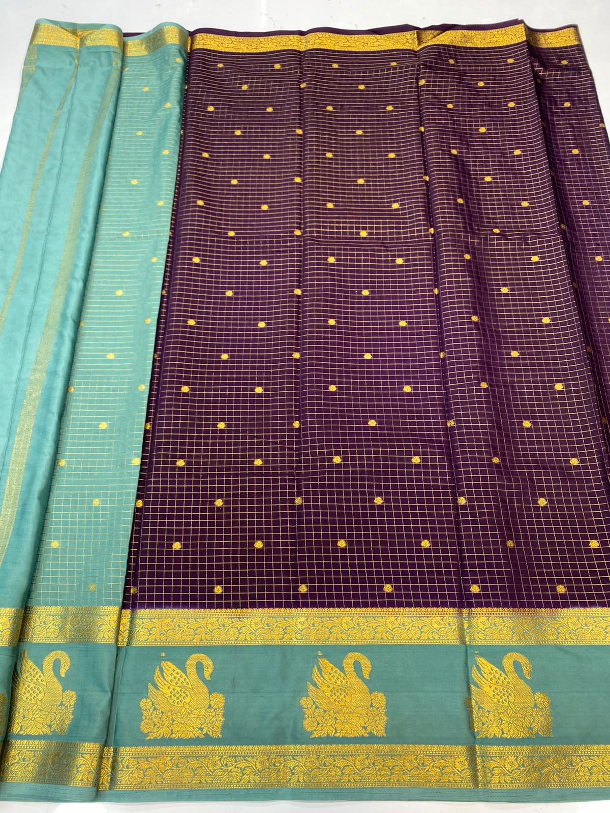 Mysore Chex Butta Saree(3261C-R23)