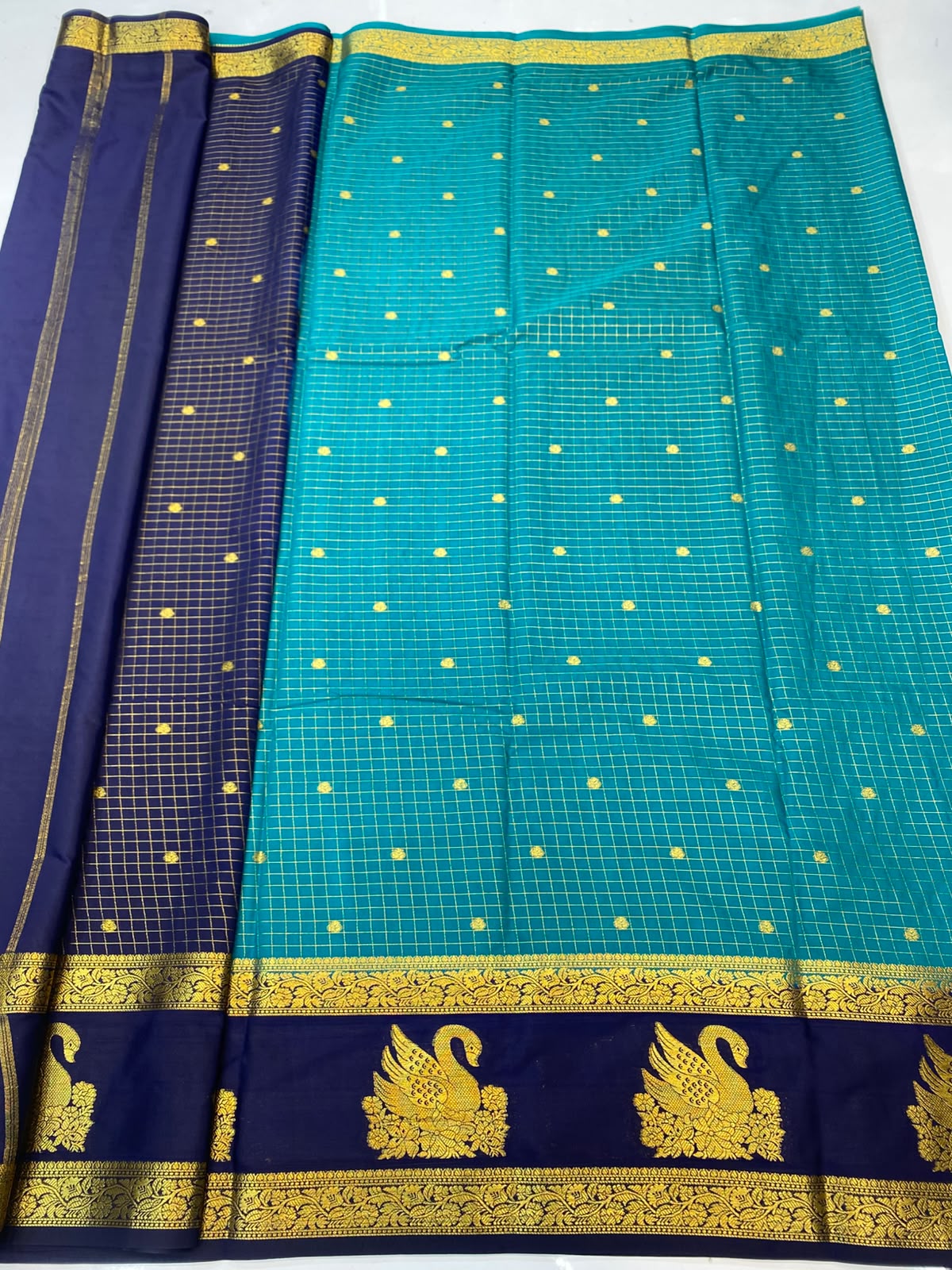 Mysore Chex Butta Saree(3261C-R23)