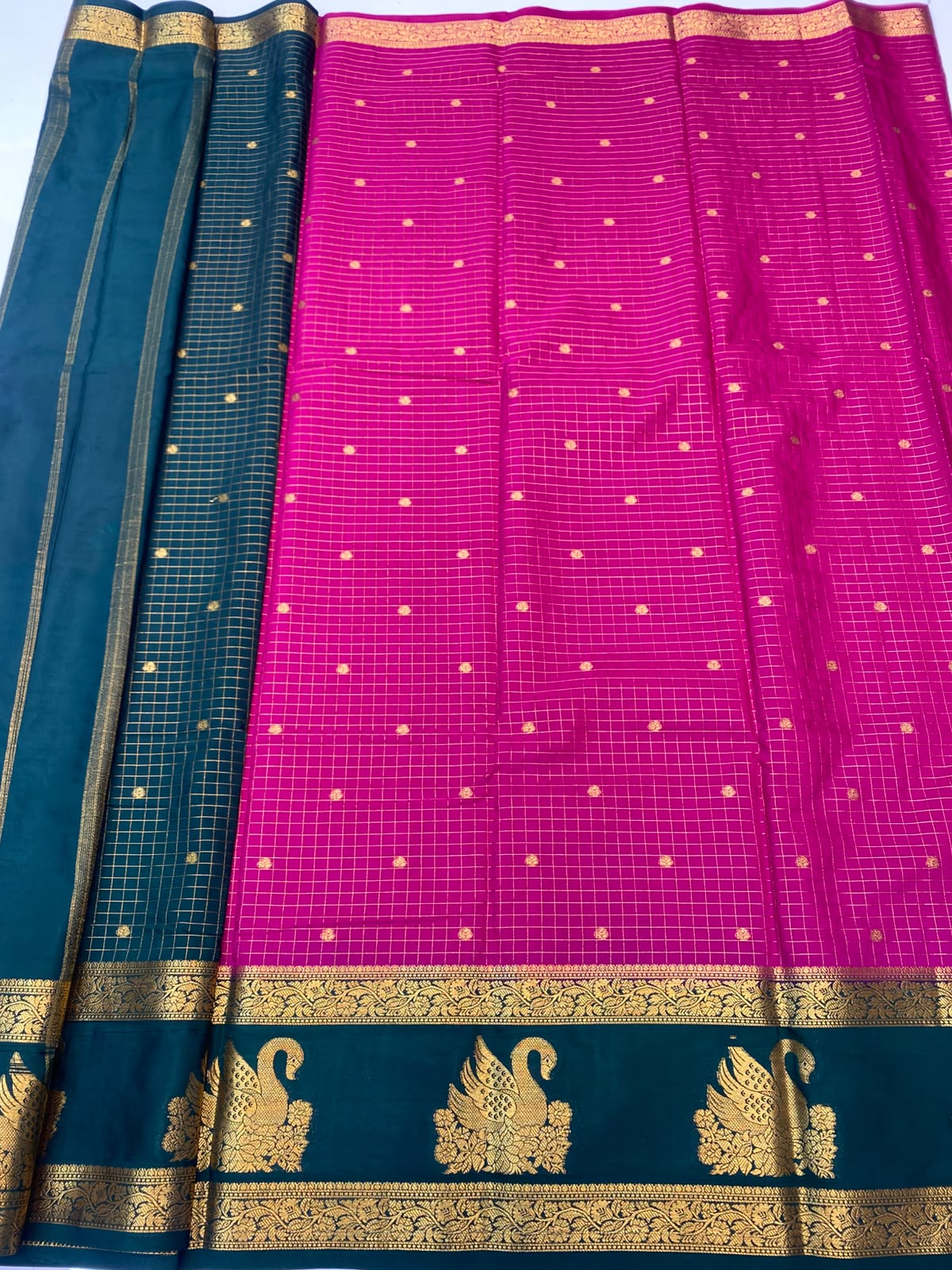 Mysore Chex Butta Saree(3261C-R23)