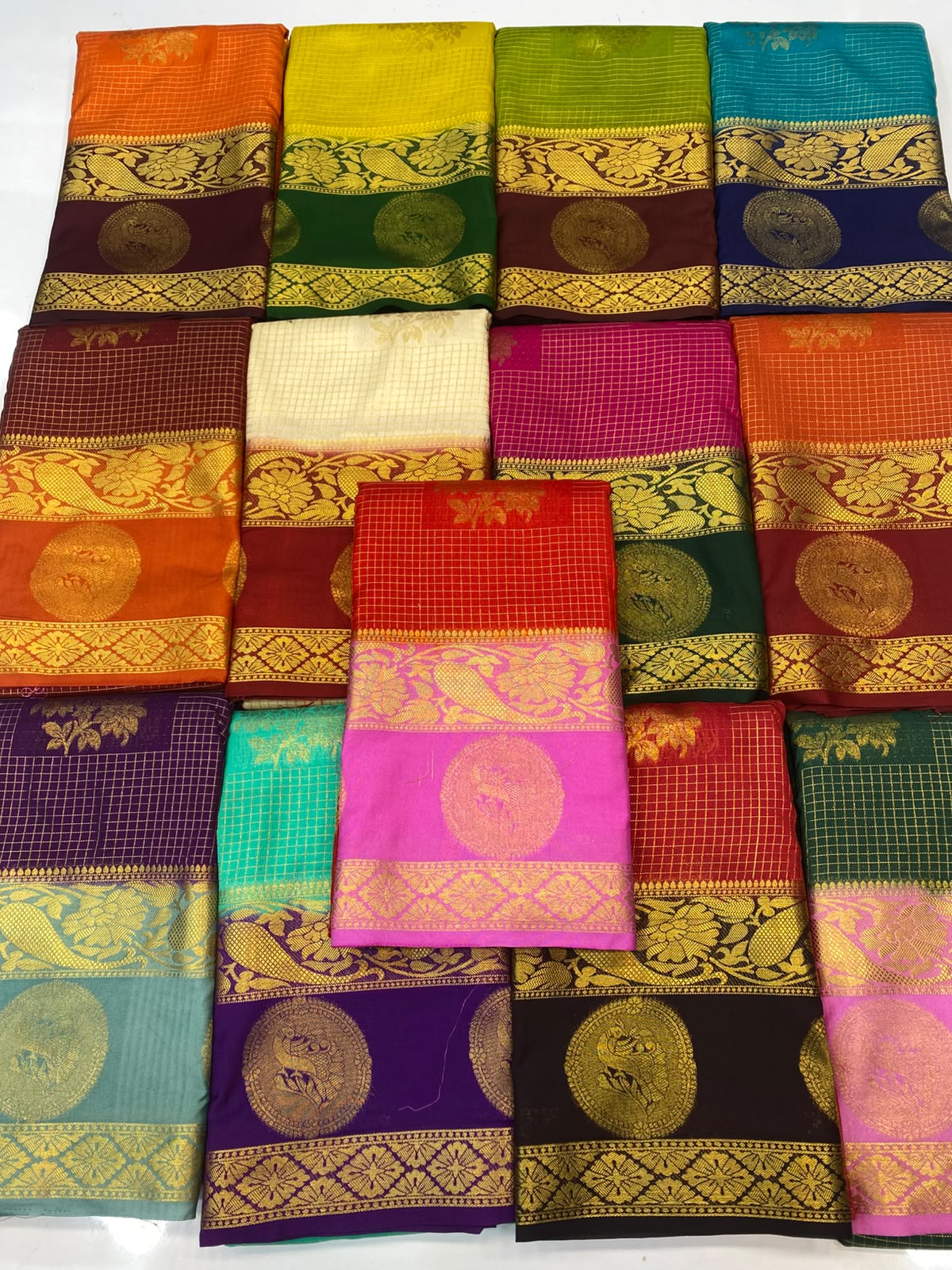 Mysore Chex Butta Saree(3624-R11)