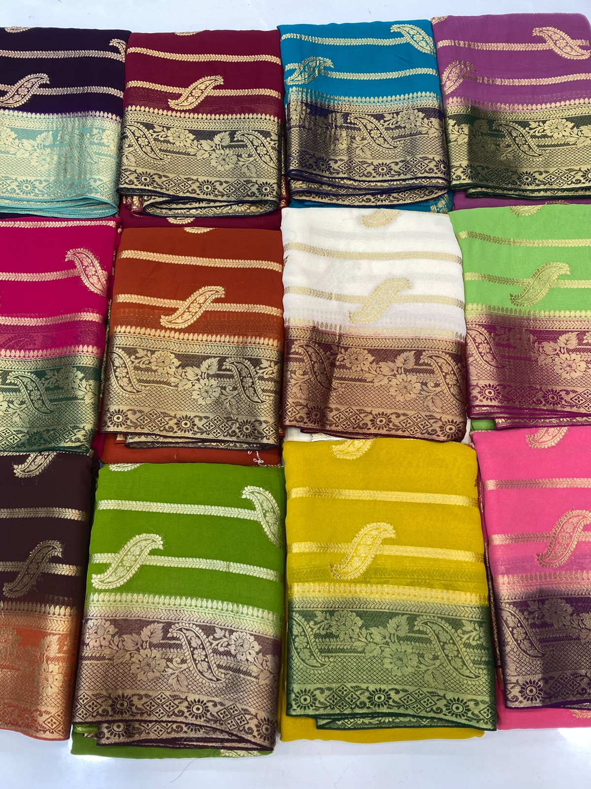 Khaddi Georgette Saree(3493D-R18)