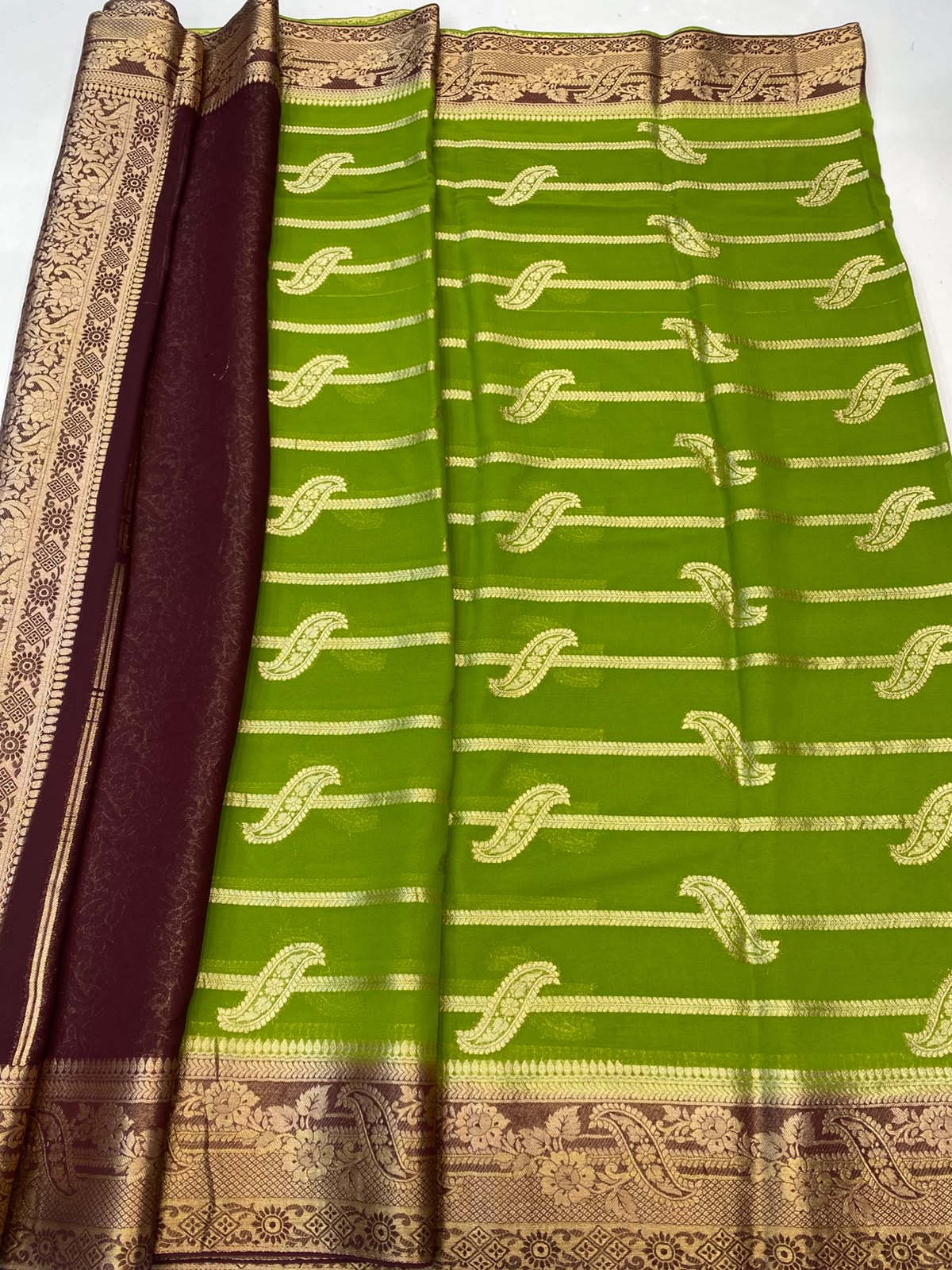 Khaddi Georgette Saree(3493D-R18)
