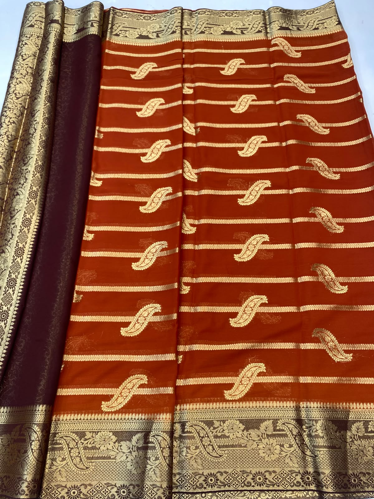 Khaddi Georgette Saree(3493D-R18)
