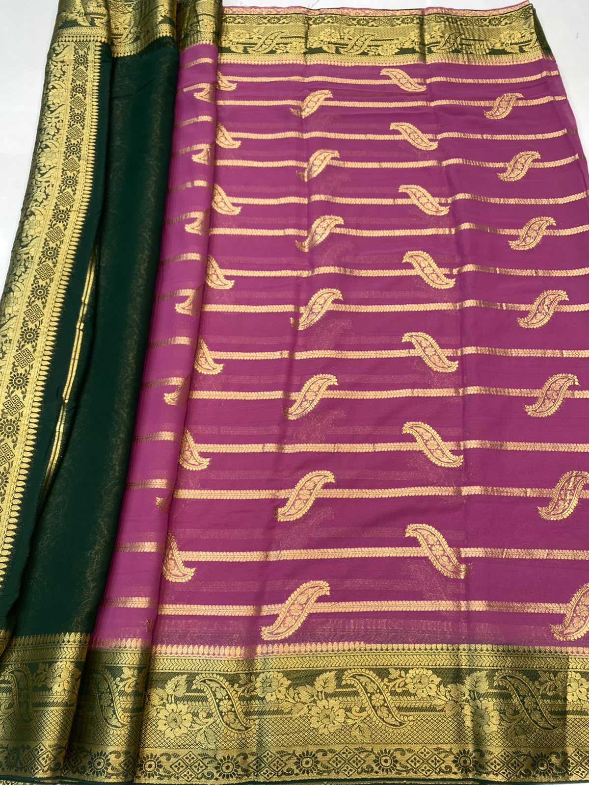 Khaddi Georgette Saree(3493D-R18)