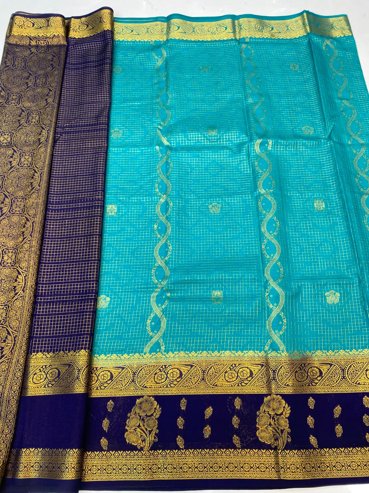 Mysore Chex Butta Saree(3624A-R24)
