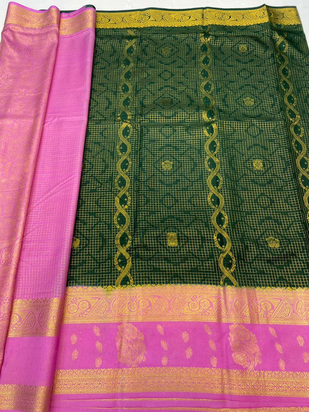 Mysore Chex Butta Saree(3624A-R24)