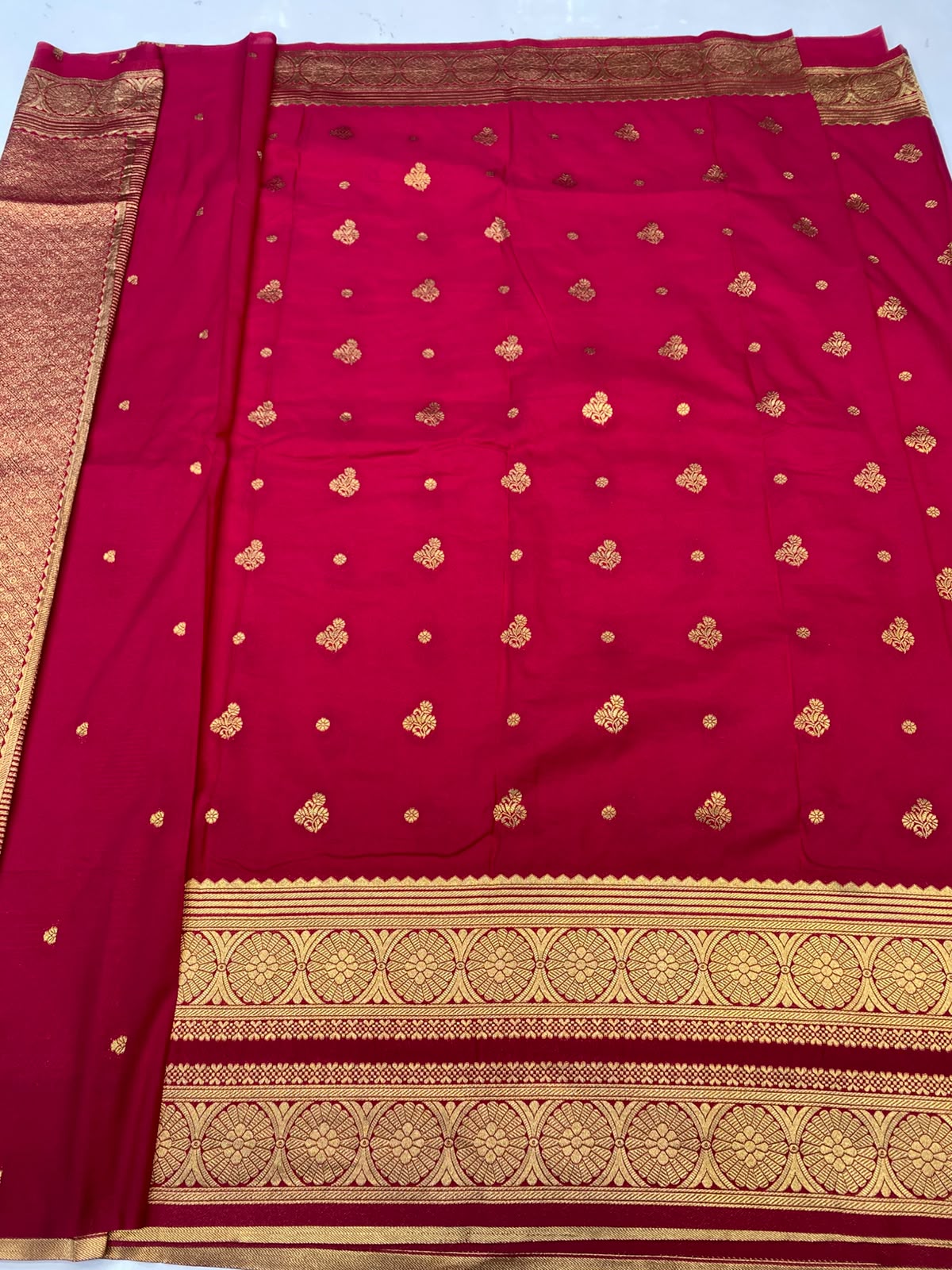 Khaddi Georgette Saree(3785A-R33)