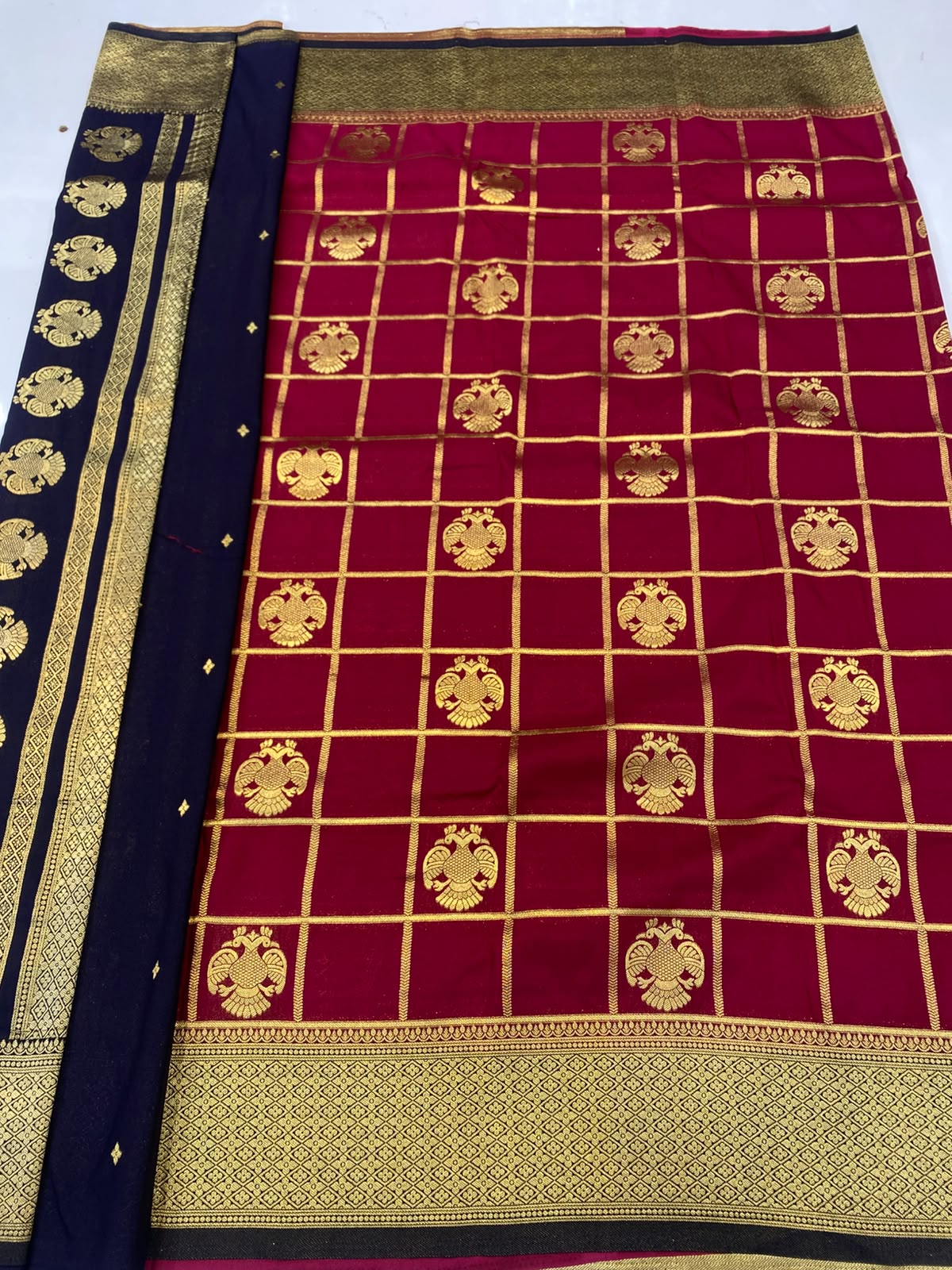 Khaddi Georgette Saree(3787-R26)