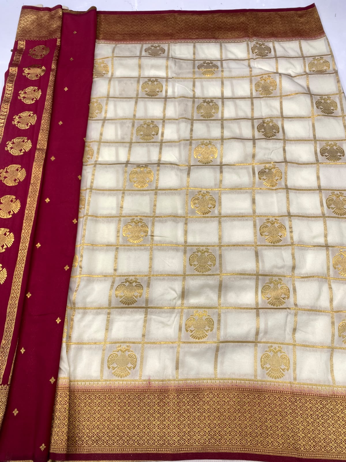 Khaddi Georgette Saree(3787-R26)