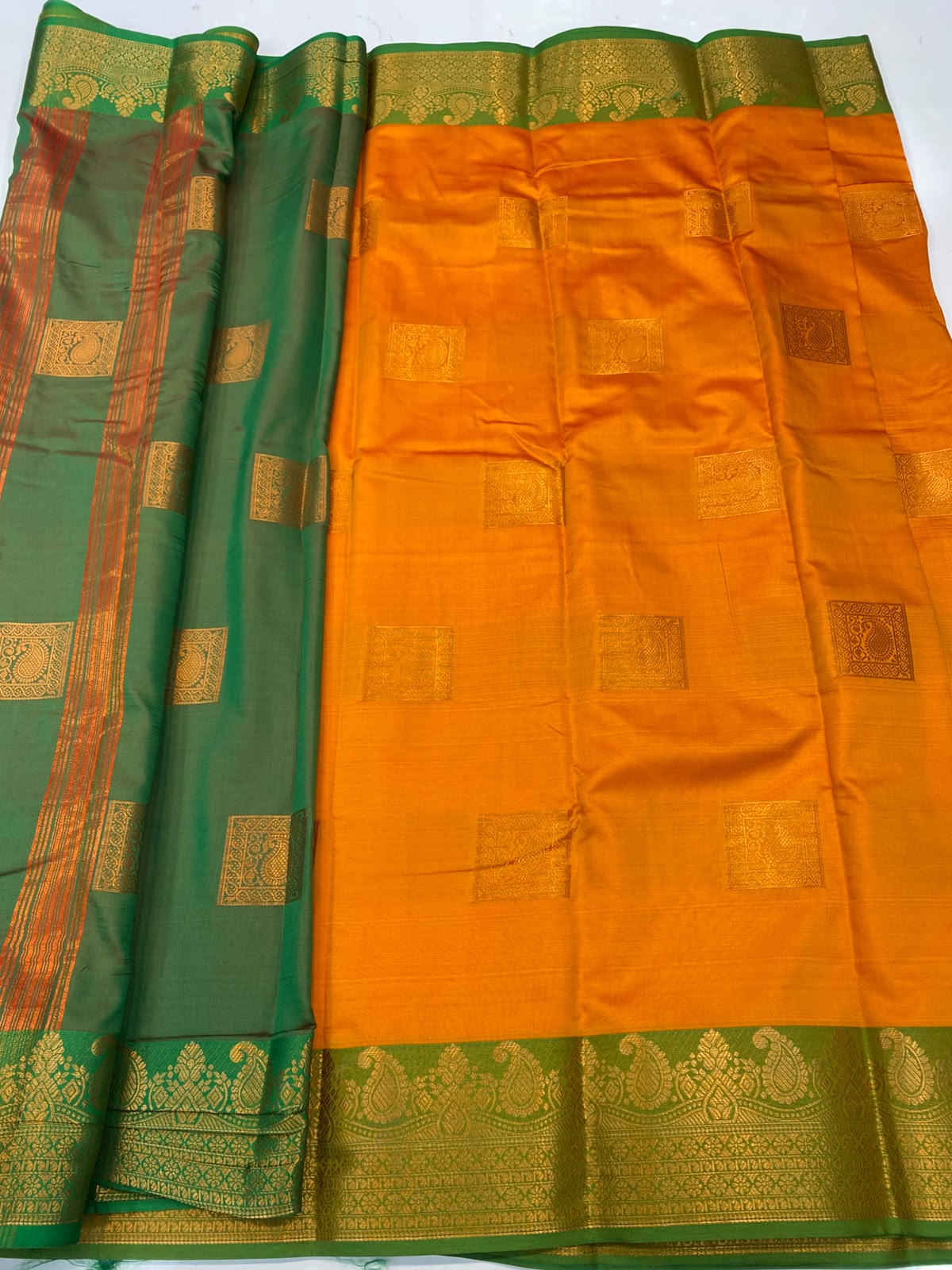 Semi Silk Butta Saree(3796-R19)