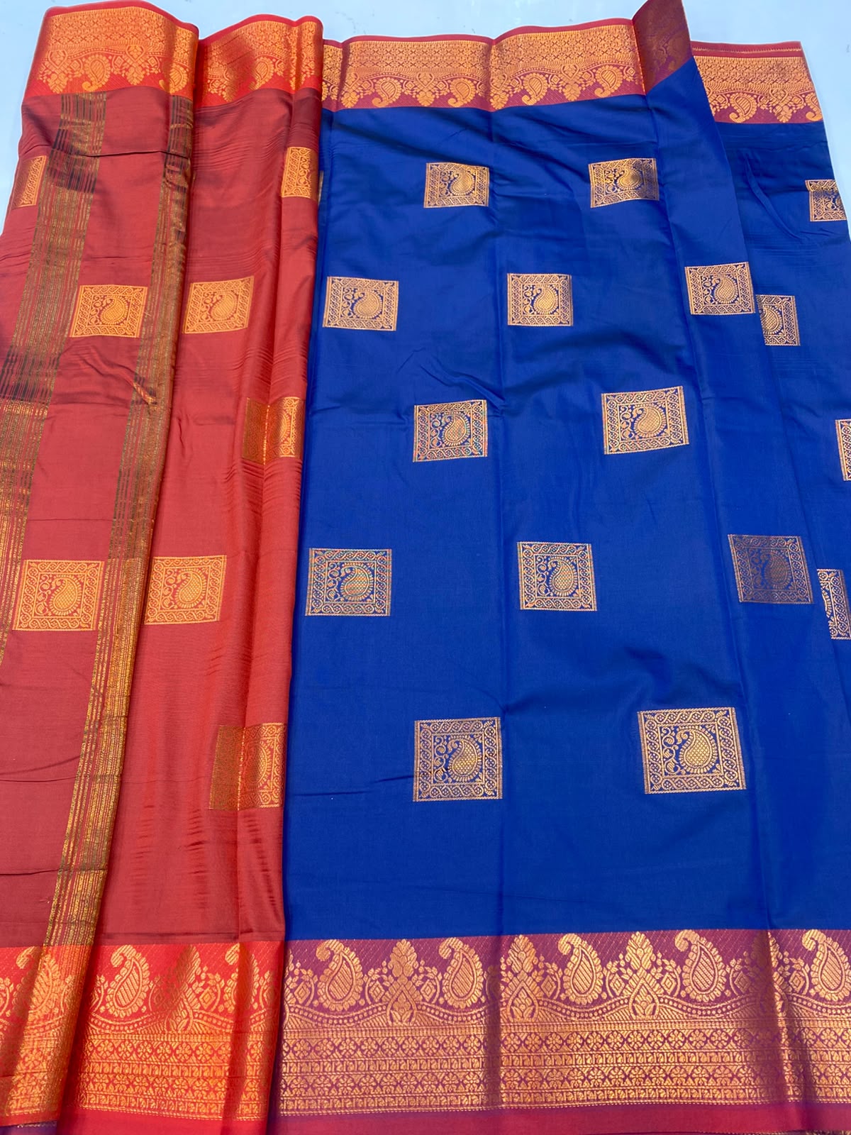 Semi Silk Butta Saree(3796-R19)