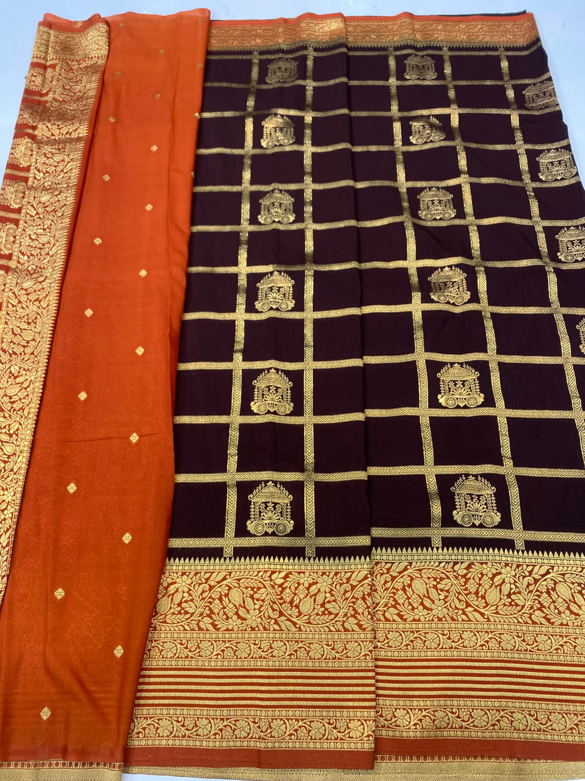 Khaddi Georgette Saree(2787A-R12)