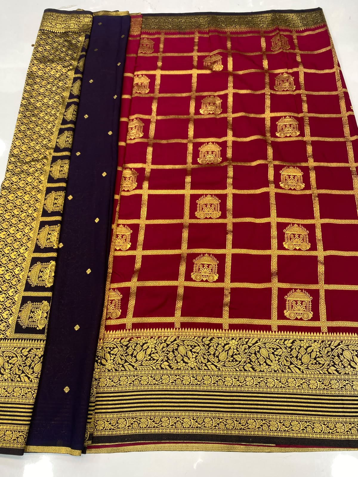 Khaddi Georgette Saree(2787A-R12)