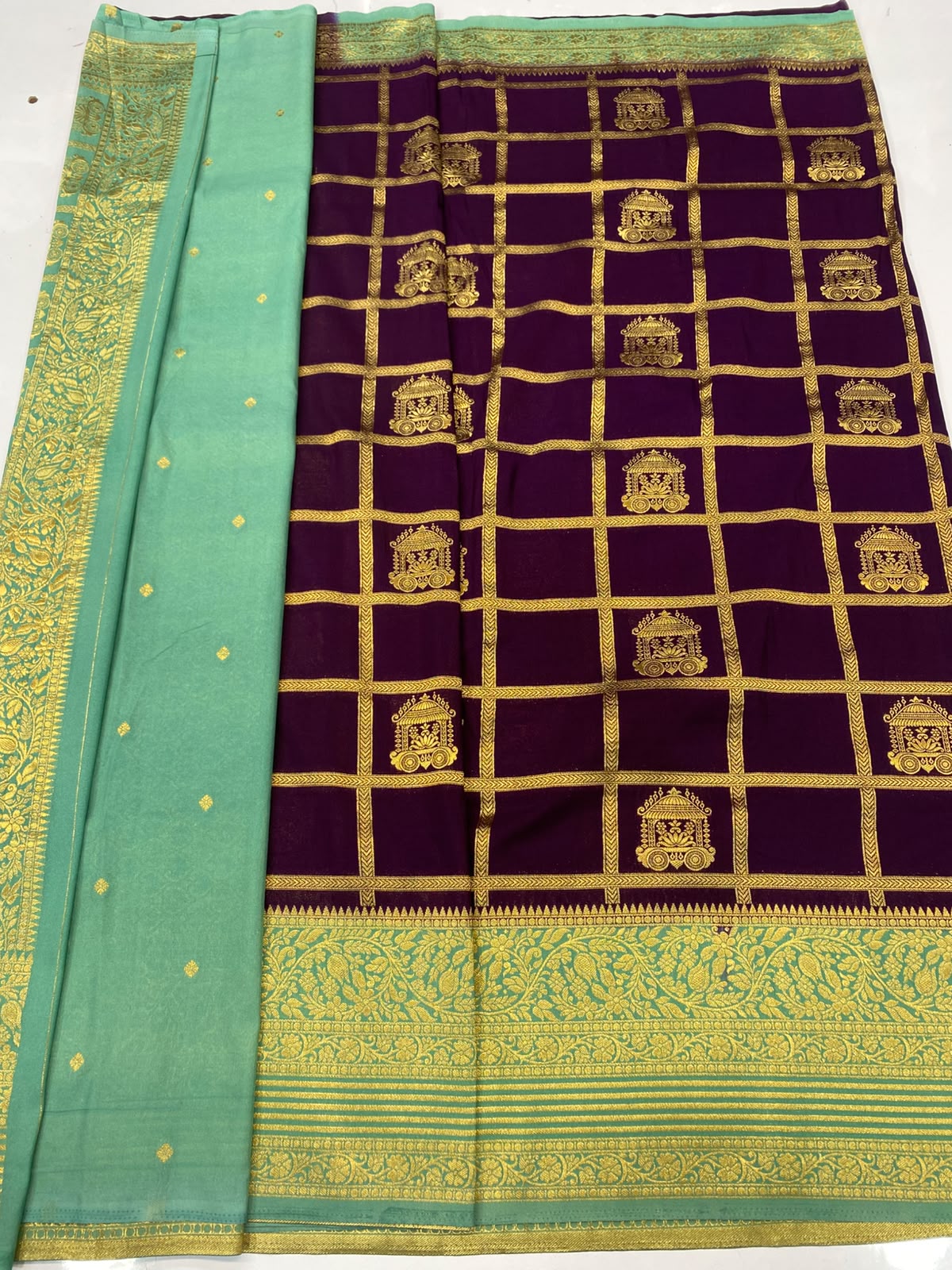 Khaddi Georgette Saree(2787A-R12)