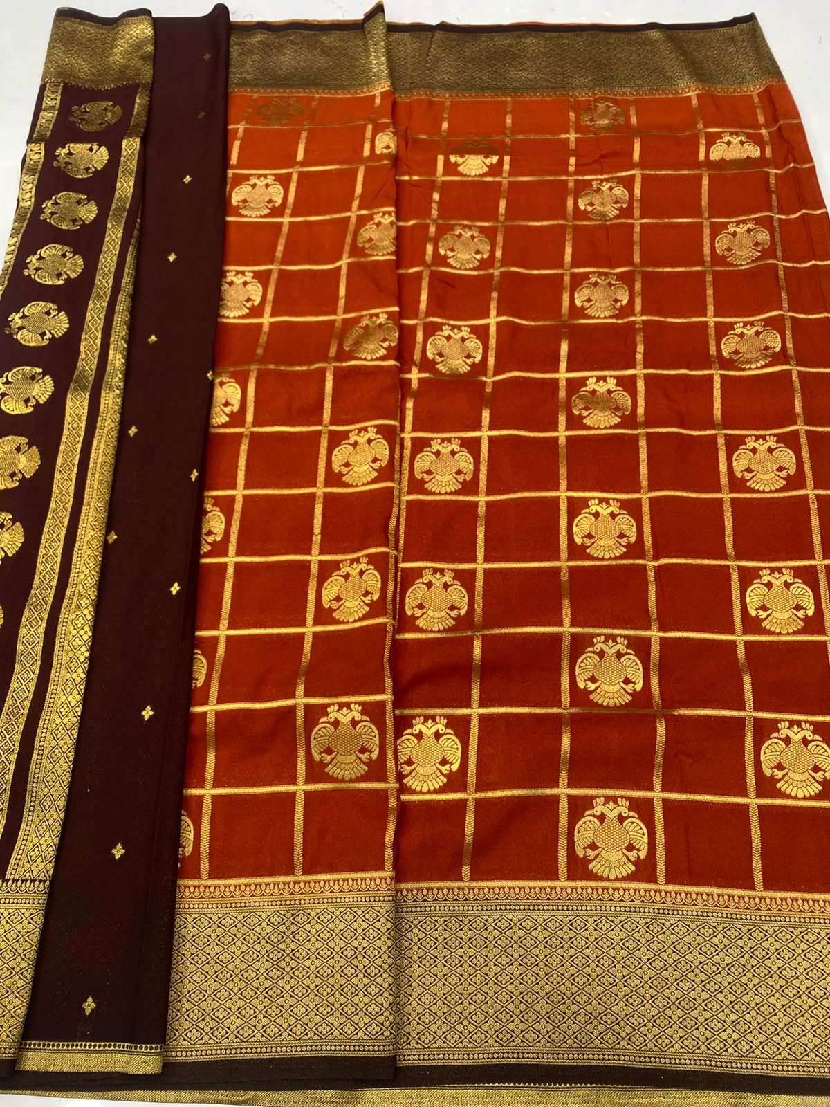 Khaddi Georgette Saree(3787B-R5)