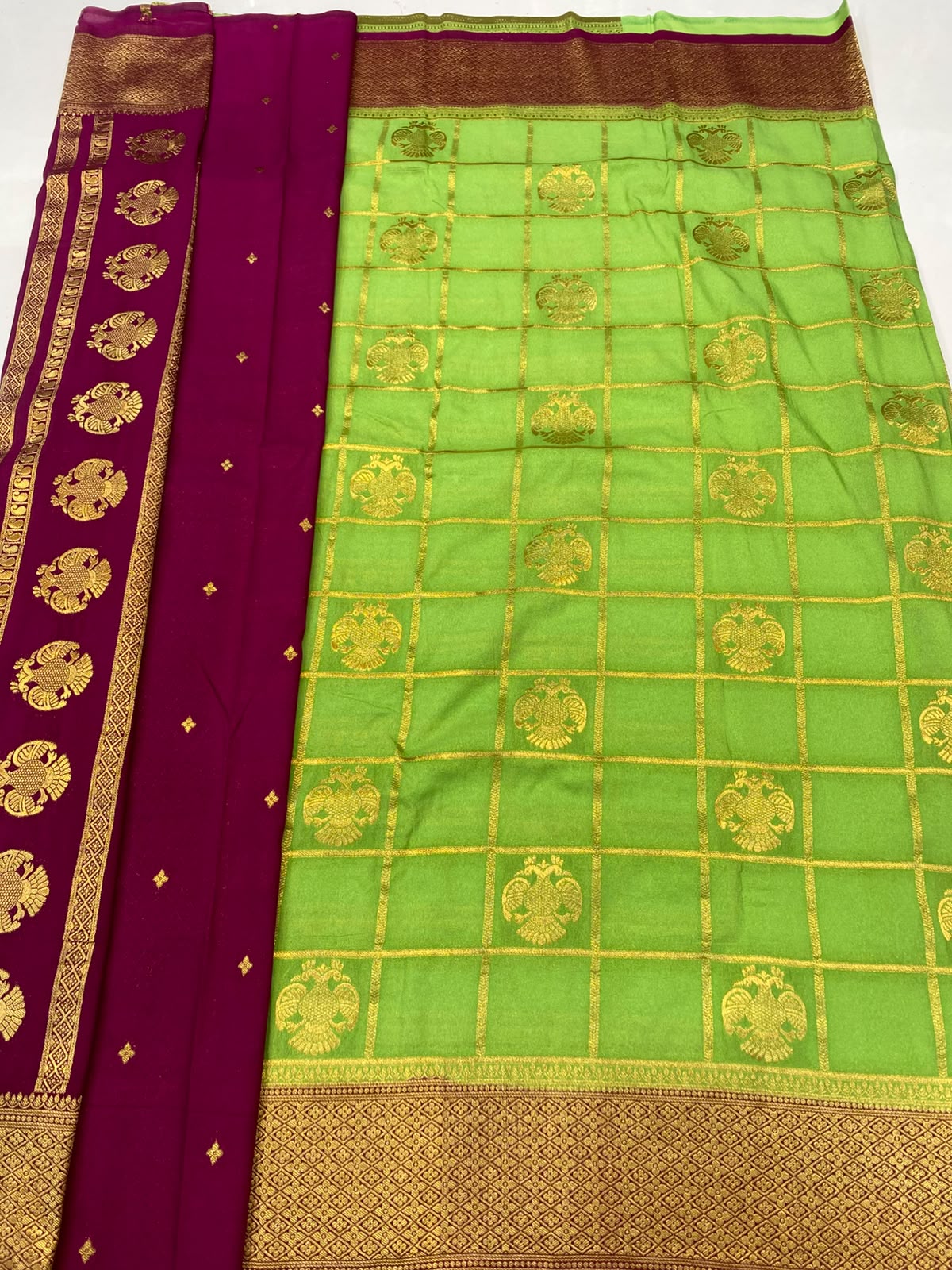 Khaddi Georgette Saree(3787B-R5)