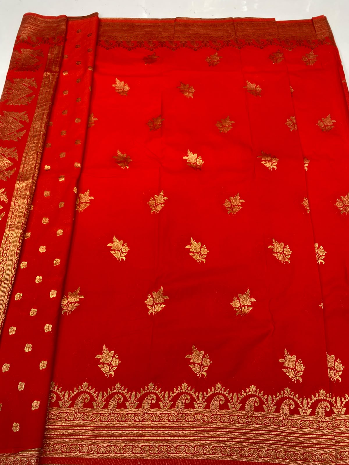 Georgette Saree(3786-R16)