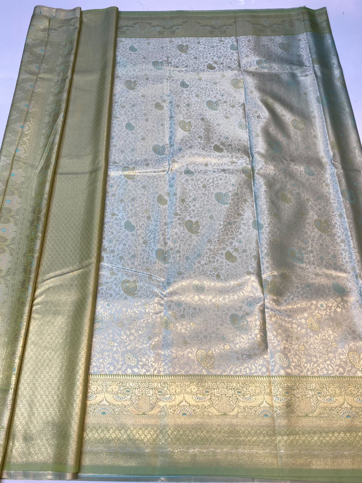 Semi Silk Butta Saree(3778-R5)