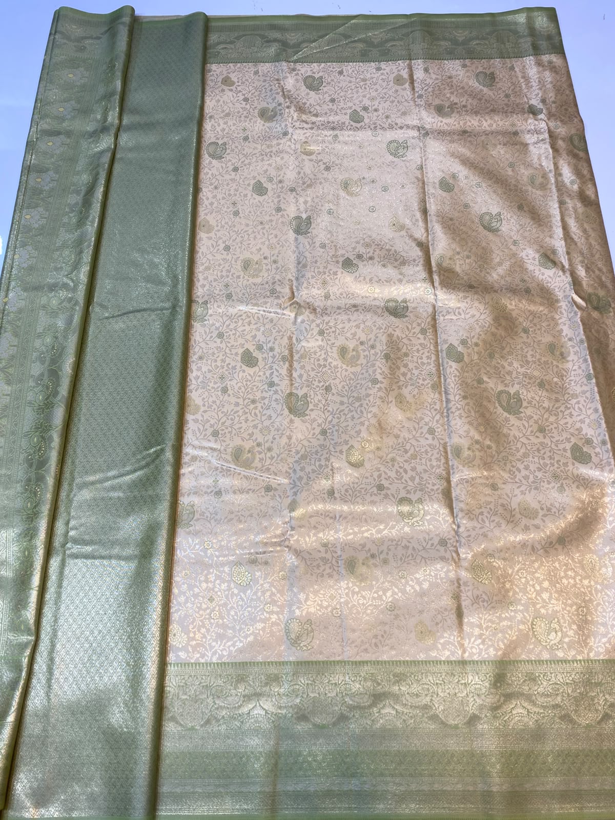 Semi Silk Butta Saree(3778-R5)