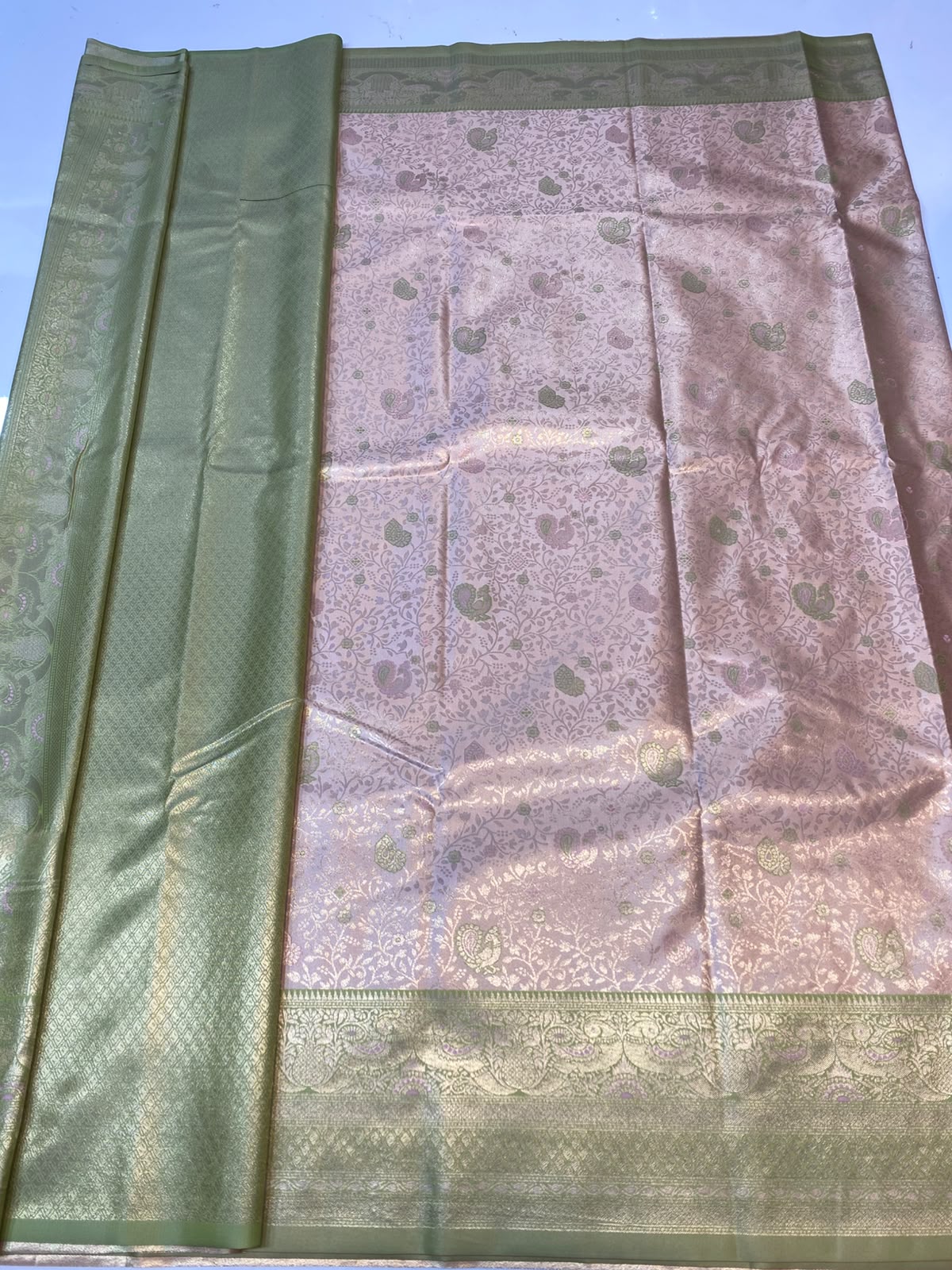 Semi Silk Butta Saree(3778-R5)