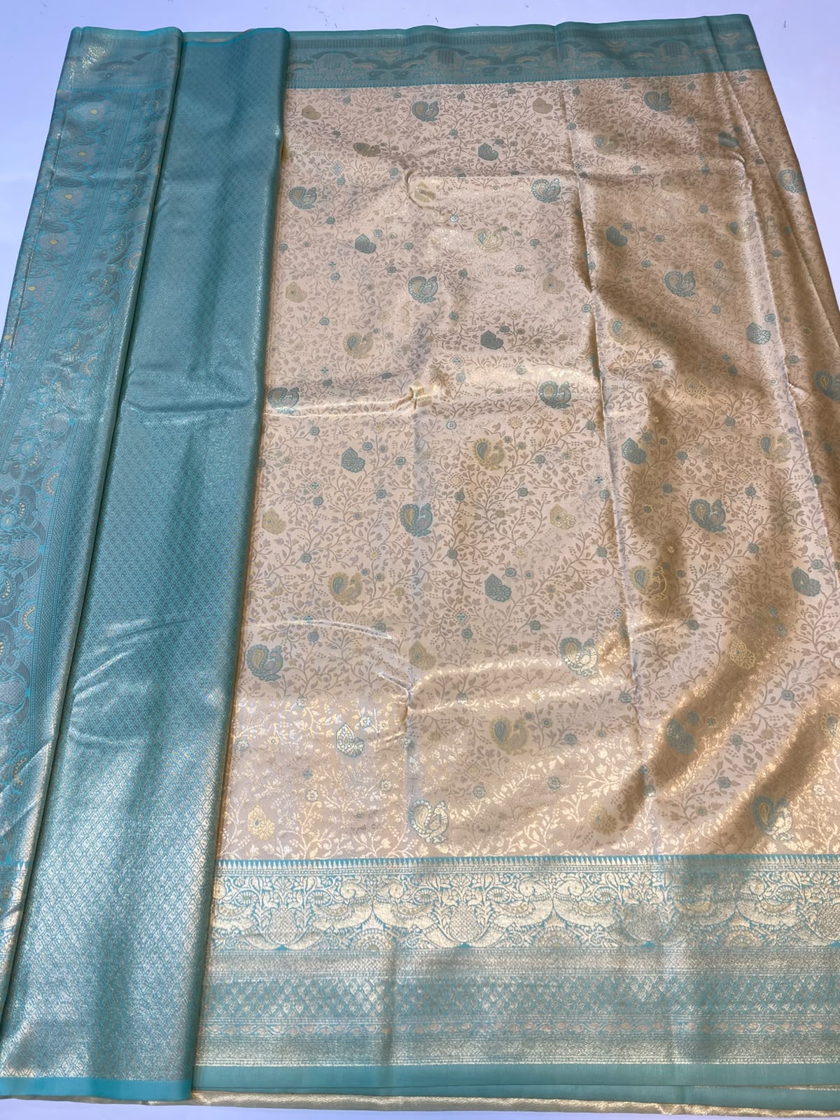 Semi Silk Butta Saree(3778-R5)