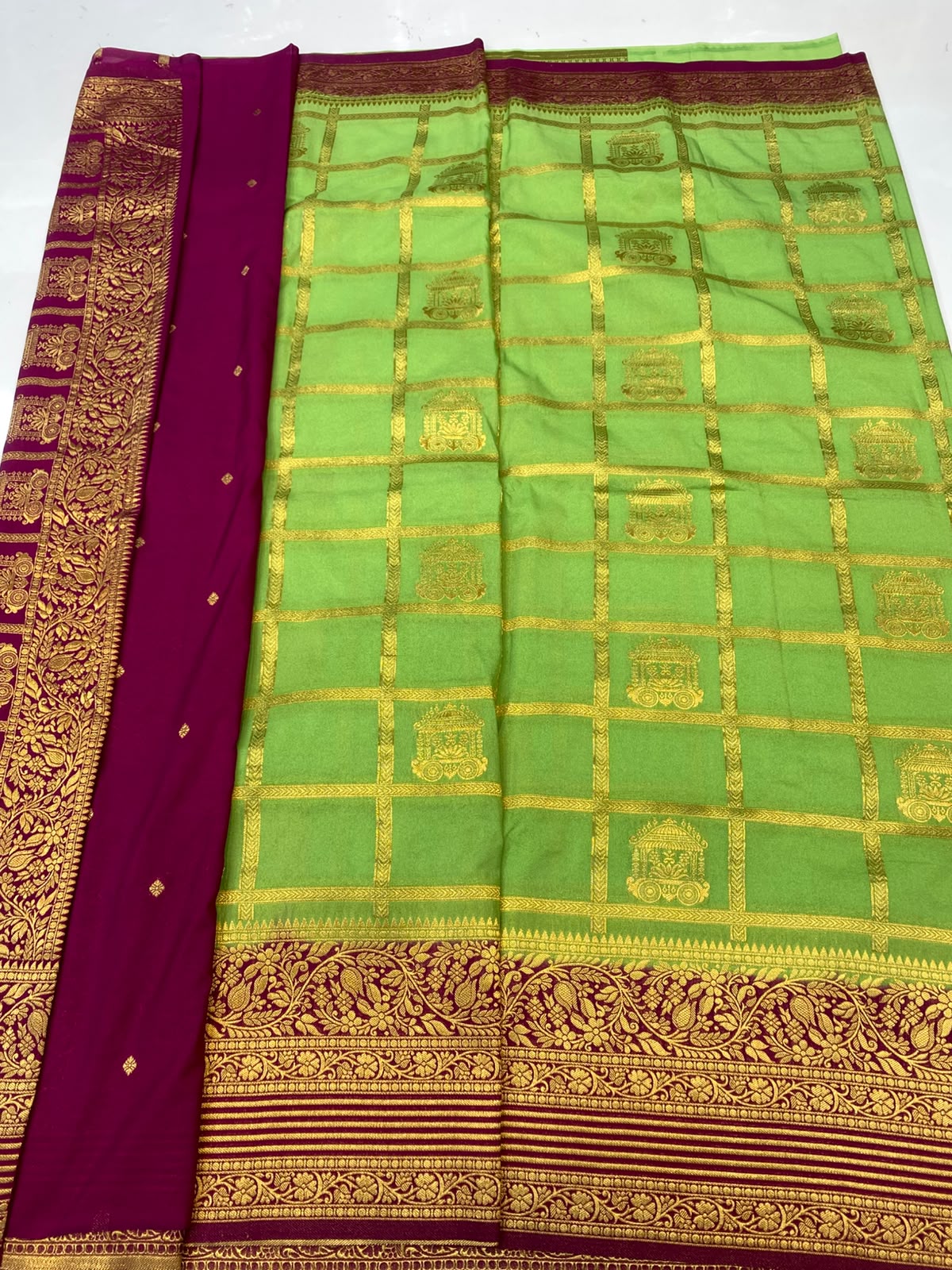 Khaddi Georgette Saree(3787C-R33)