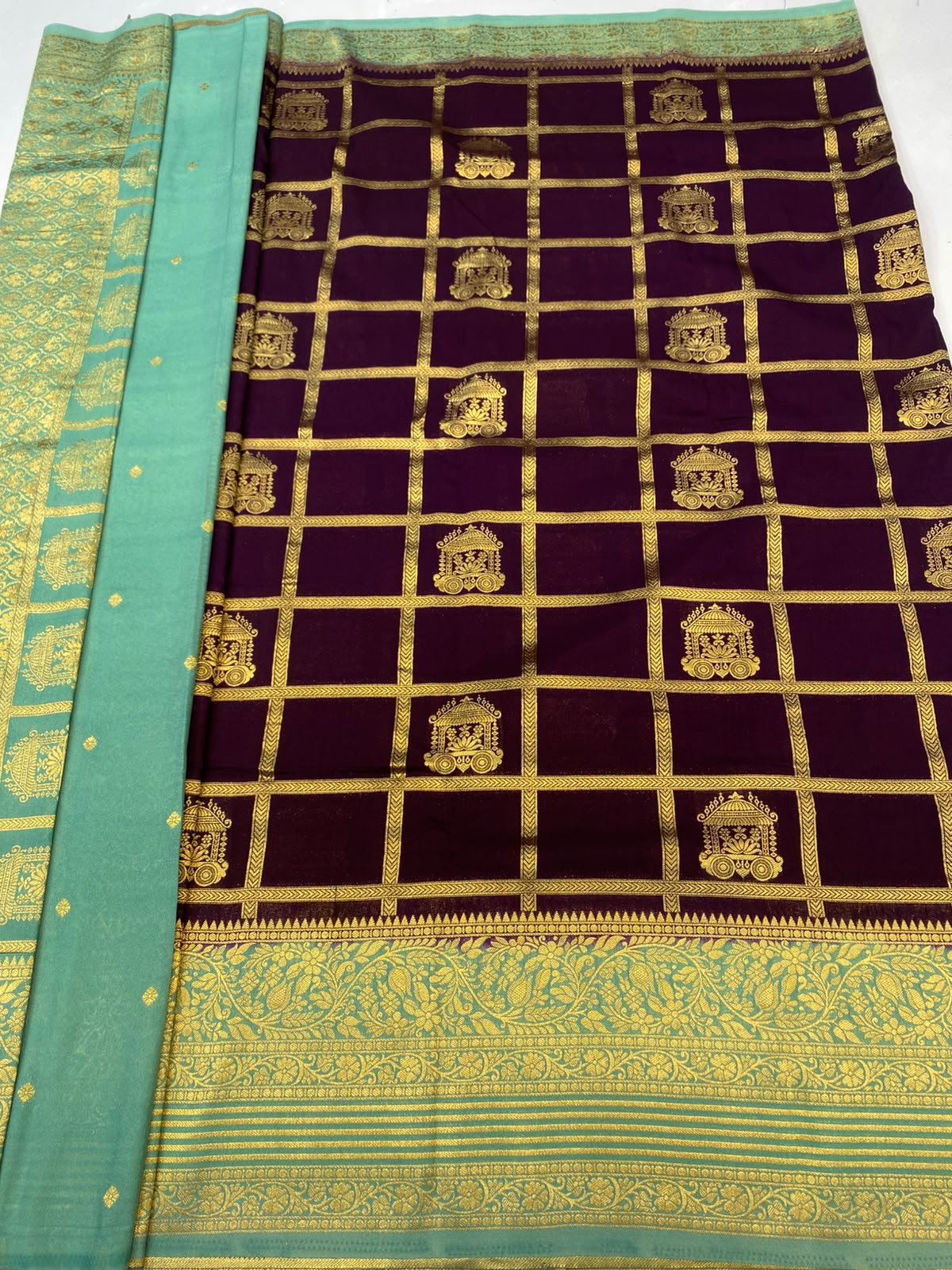 Khaddi Georgette Saree(3787C-R33)