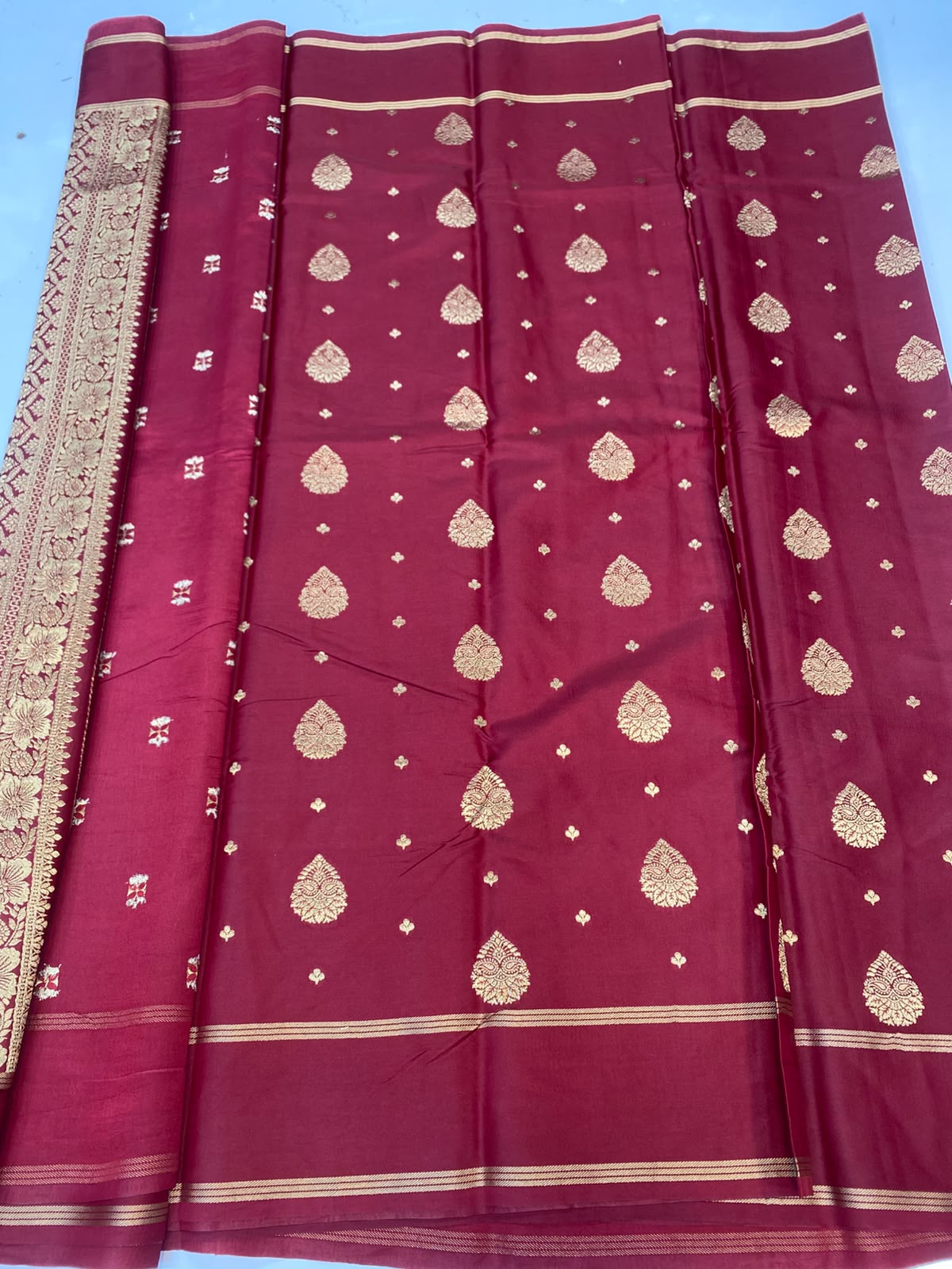 Khaddi Georgette Saree(3779A-R27)